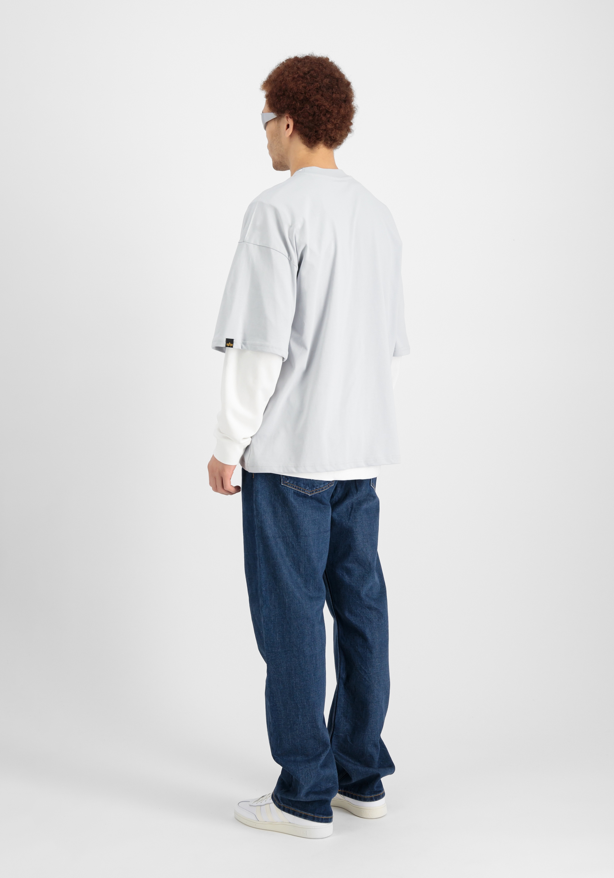 Alpha Industries T-Shirt »Alpha Industries Men - T-Shirts Flock Logo T-Shirt«