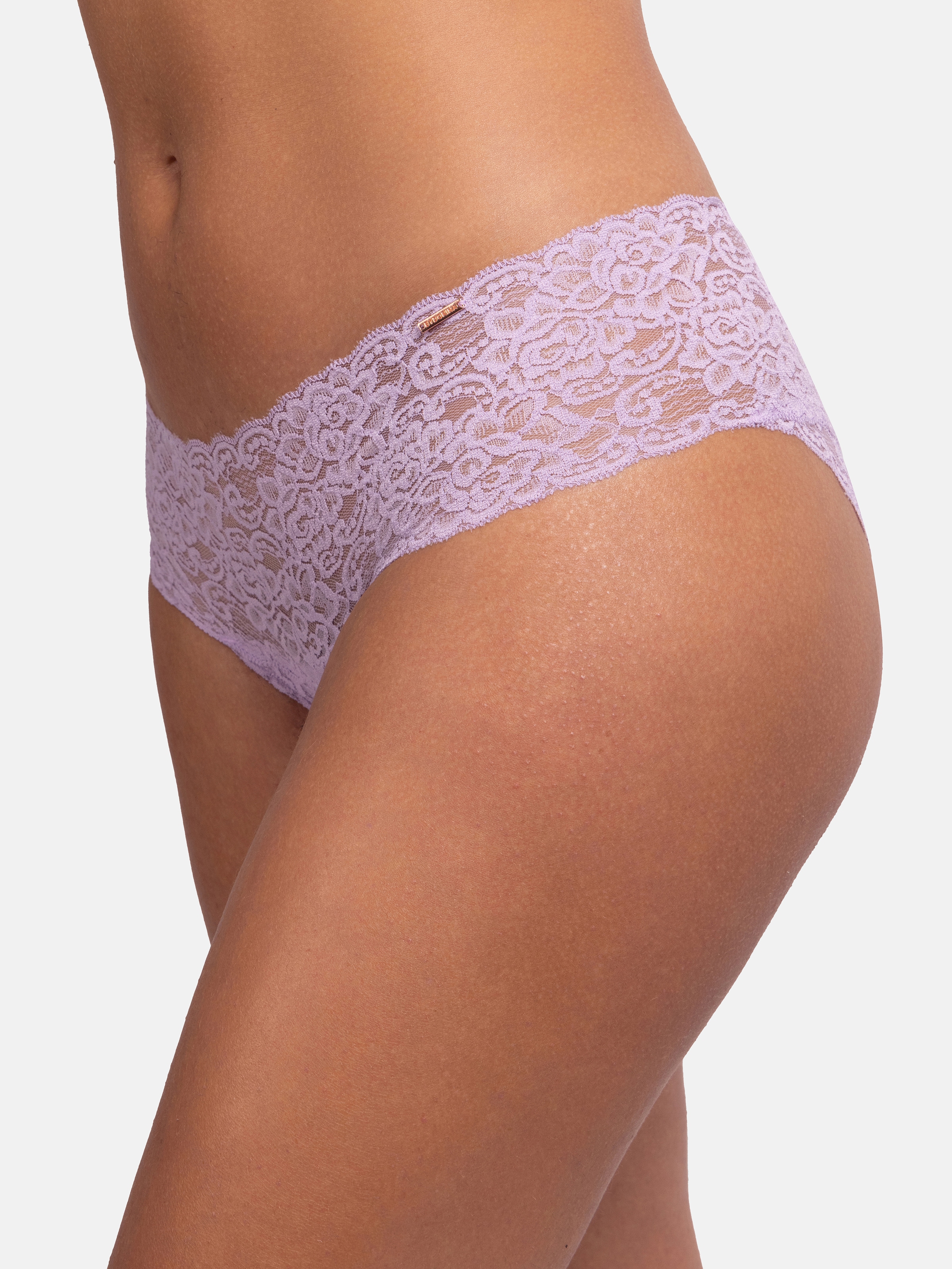 Dorina Slip »Lana«, (3er Pack), florale Spitze
