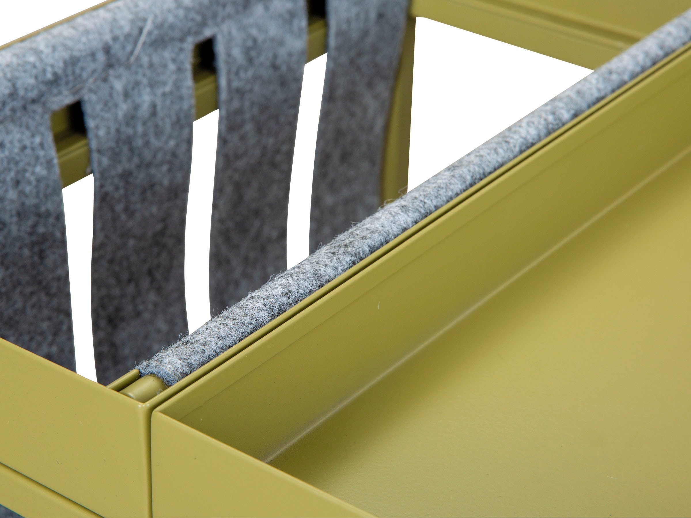 Inter Link Beistelltisch »Club NY« mit praktischem Ablagefach aus Filz