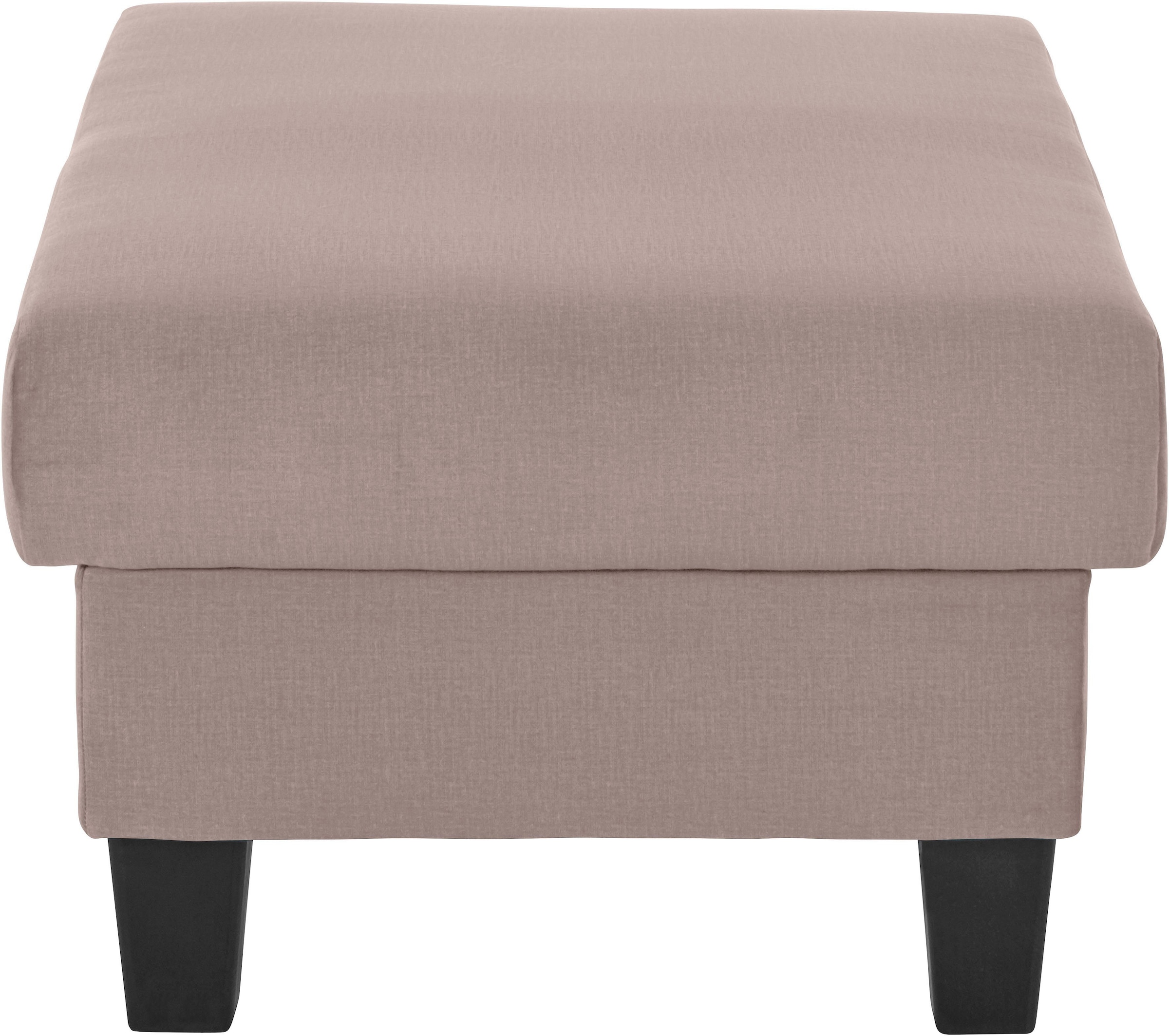 COTTA Polstergarnitur »Morven L-Form«, (Set), Set bestehend aus: Ecksofa mit Kopfteilverstellung & Hocker