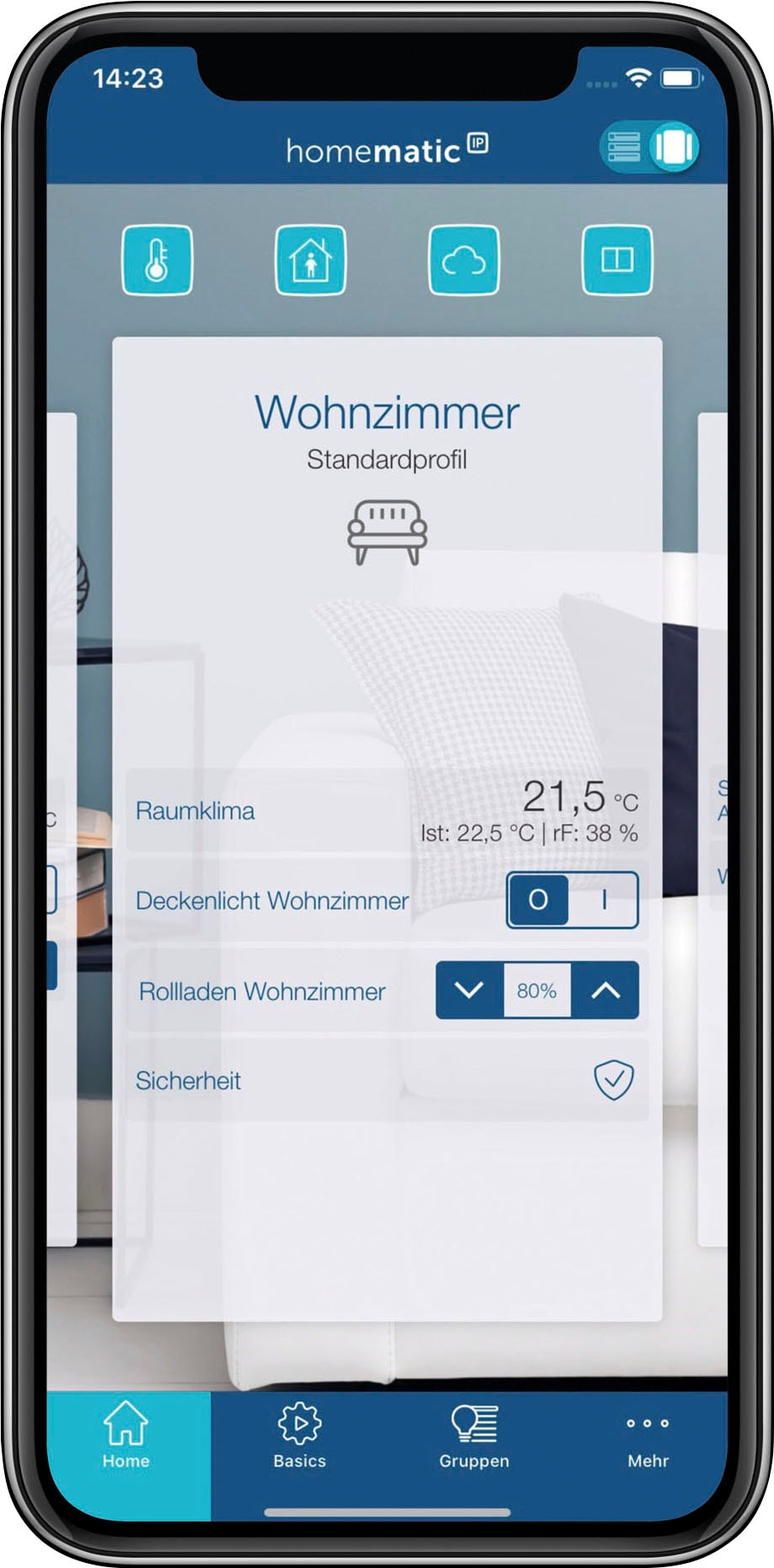 Homematic IP Bewegungsmelder »Bewegungsmelder mit Dämmerungssensor – außen«, (1 St.)