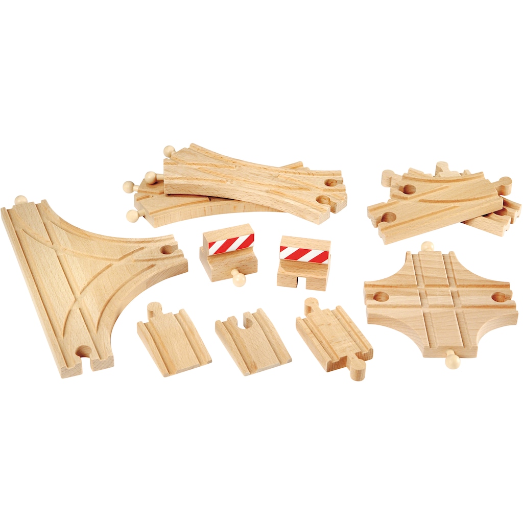 BRIO® Gleise-Set »Ergänzungsset Holzschienensystem, BRIO® WORLD«