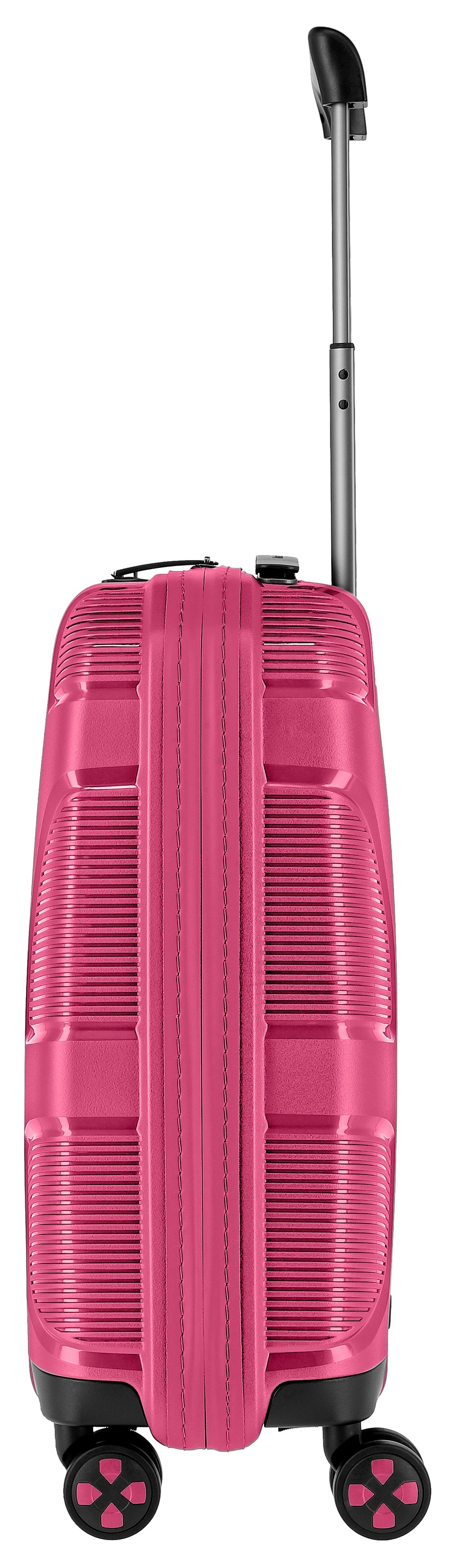 IMPACKT Hartschalen-Trolley »IP1, verschiedene Größen und Farben«, 4 Rollen, Hartschalen-Koffer vegan Koffer Reisegepäck USB-Port TSA Zahlenschloss