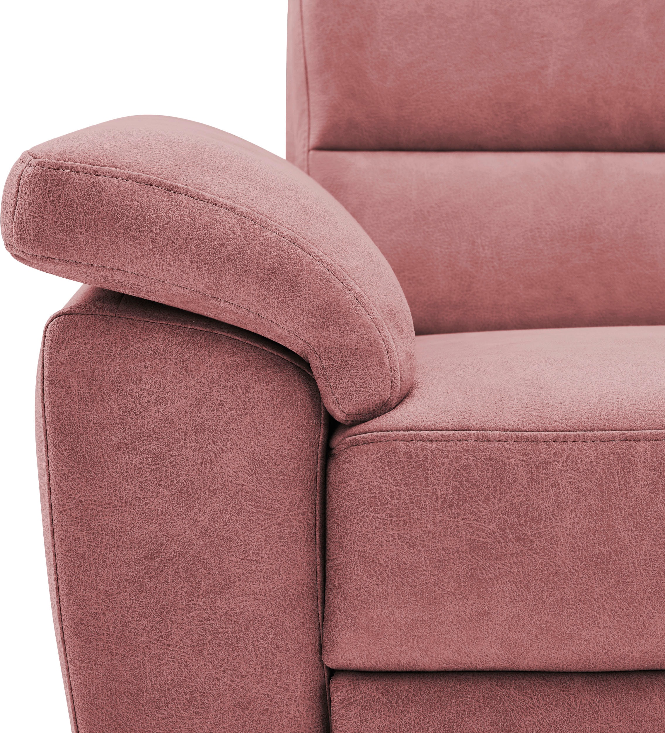 CALIZZA INTERIORS Ecksofa »Onyx L-Form«, Ottomane links oder rechts, wahlweise mit Bettfunktion, Breite 257 cm