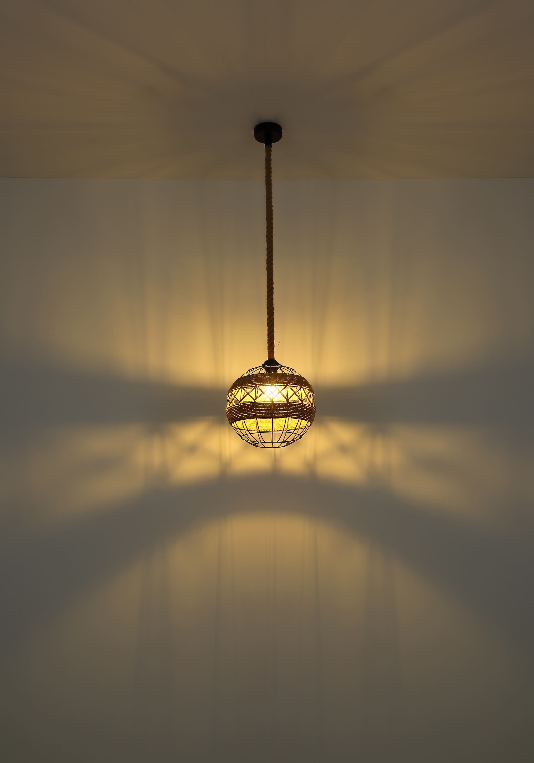 GLOBO LIGHTING Hängeleuchte »ULLEU«, Leuchtmittel E27 | ohne Leuchtmittel, Hängelampe/Pendelleuchte/Esszimmer/Wohnzimmer/Esstisch