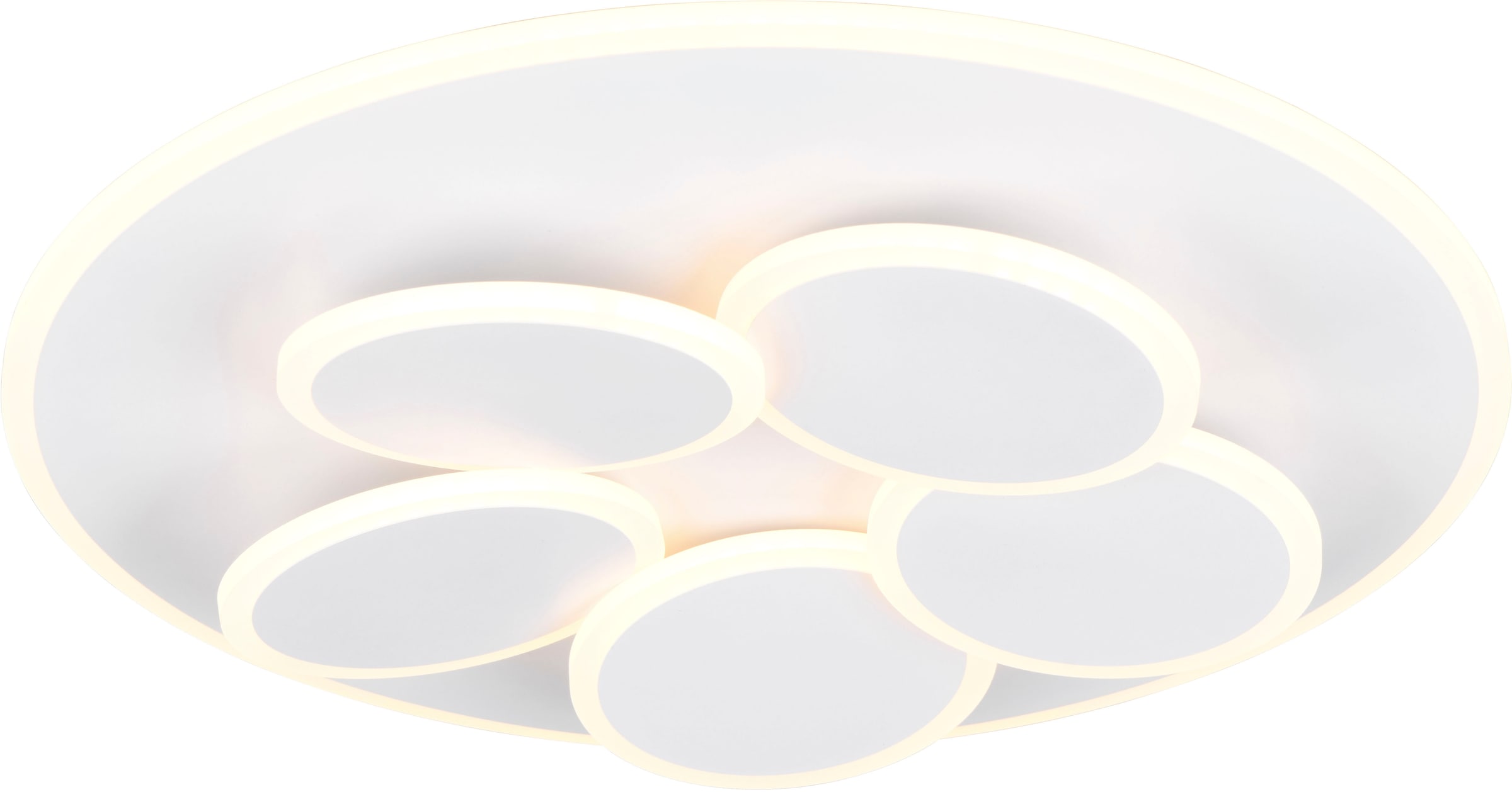 TRIO Leuchten LED Deckenleuchte »MANDALA, LED Deckenlampe mit Fernbedienung günstig online kaufen