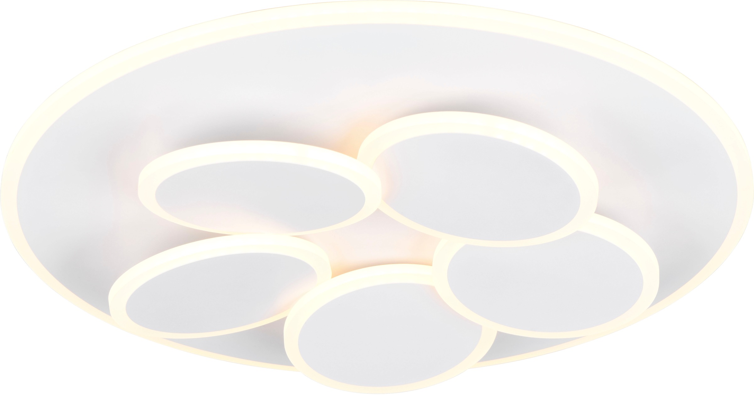 TRIO Leuchten LED Deckenleuchte »MANDALA, LED Deckenlampe mit Fernbedienung günstig online kaufen