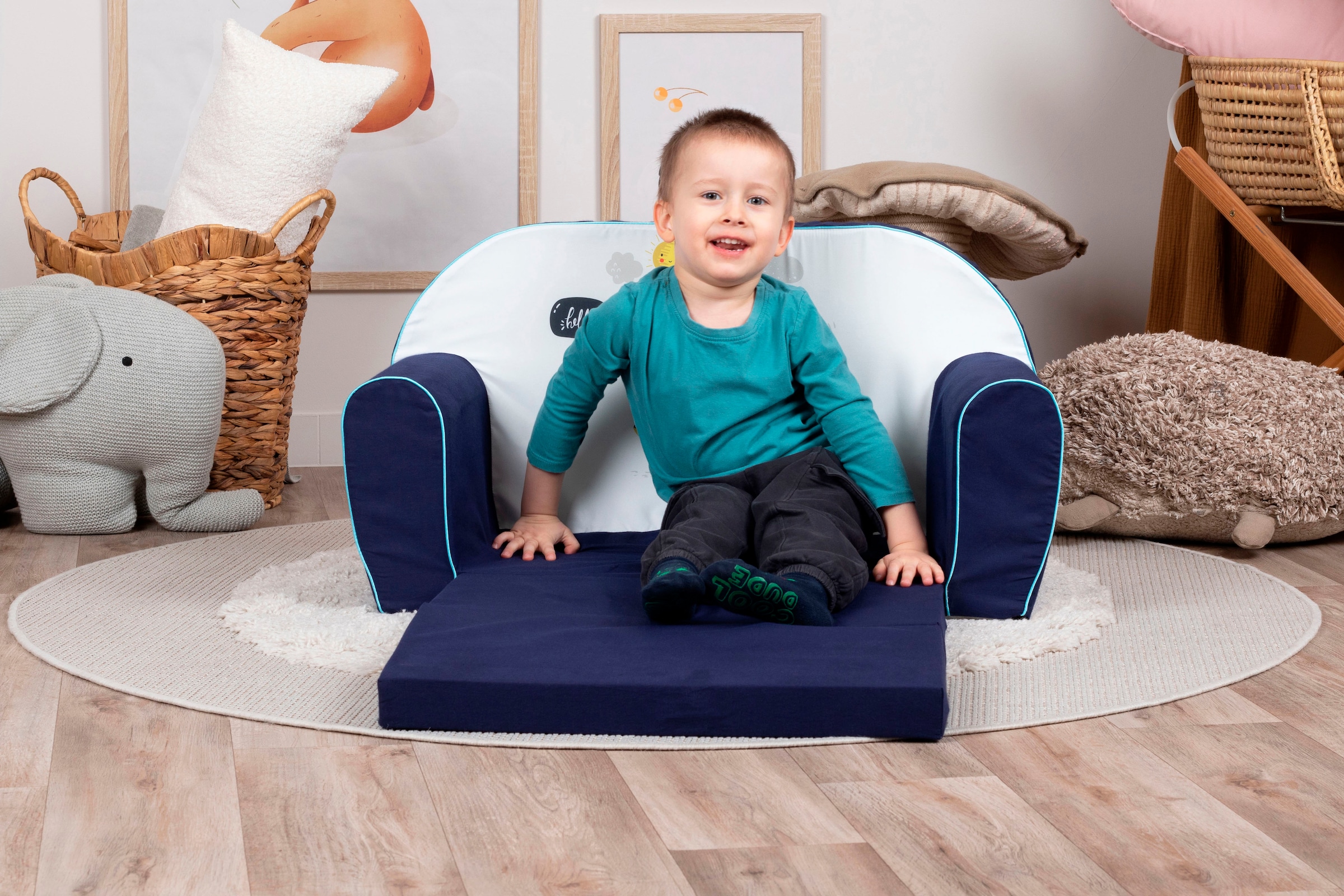 Knorrtoys® Sofa »Lovely dino«, für Kinder; Made in Europe