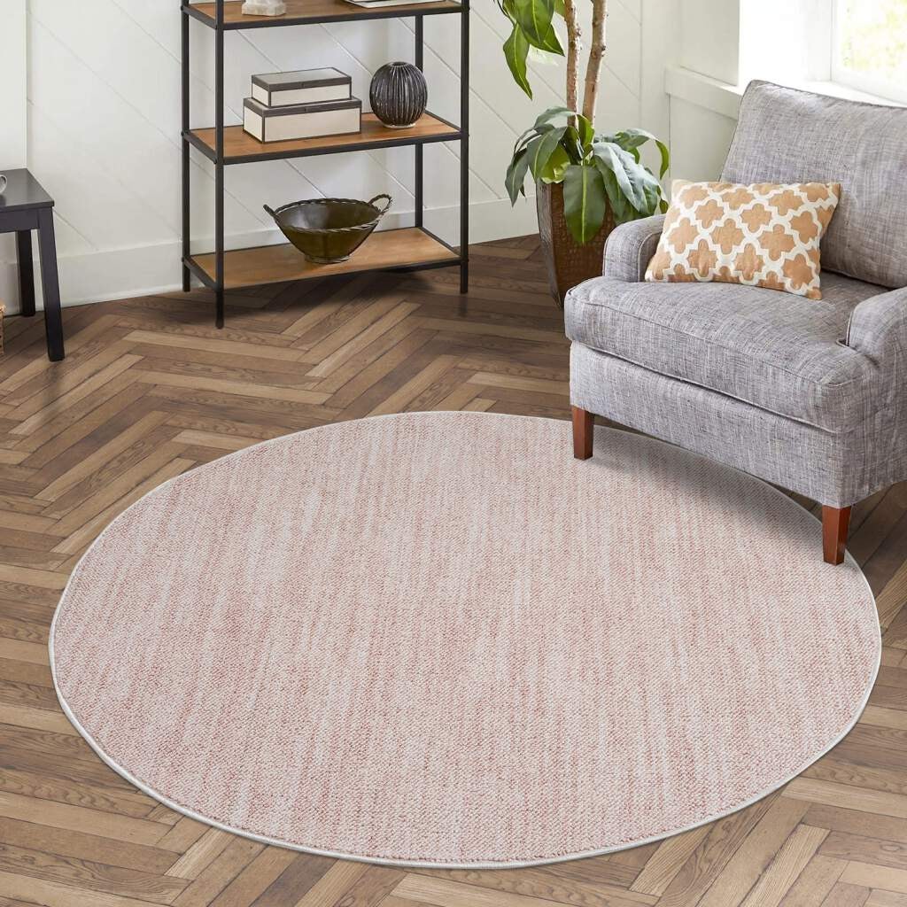 Carpet City Teppich »CLASICO 0052«, rund, 11 mm Höhe, Kurzflor, Hochtief-Mu günstig online kaufen