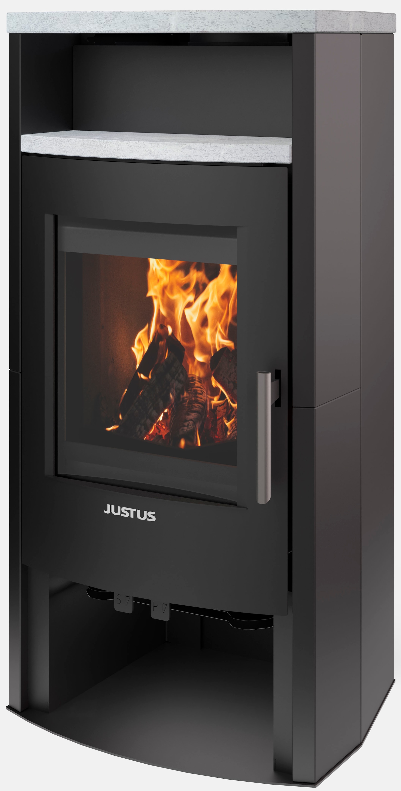 JUSTUS Kaminofen »Lara Stahl Schwarz Exklusiv« Aufstellort in deinem Zuhaus günstig online kaufen