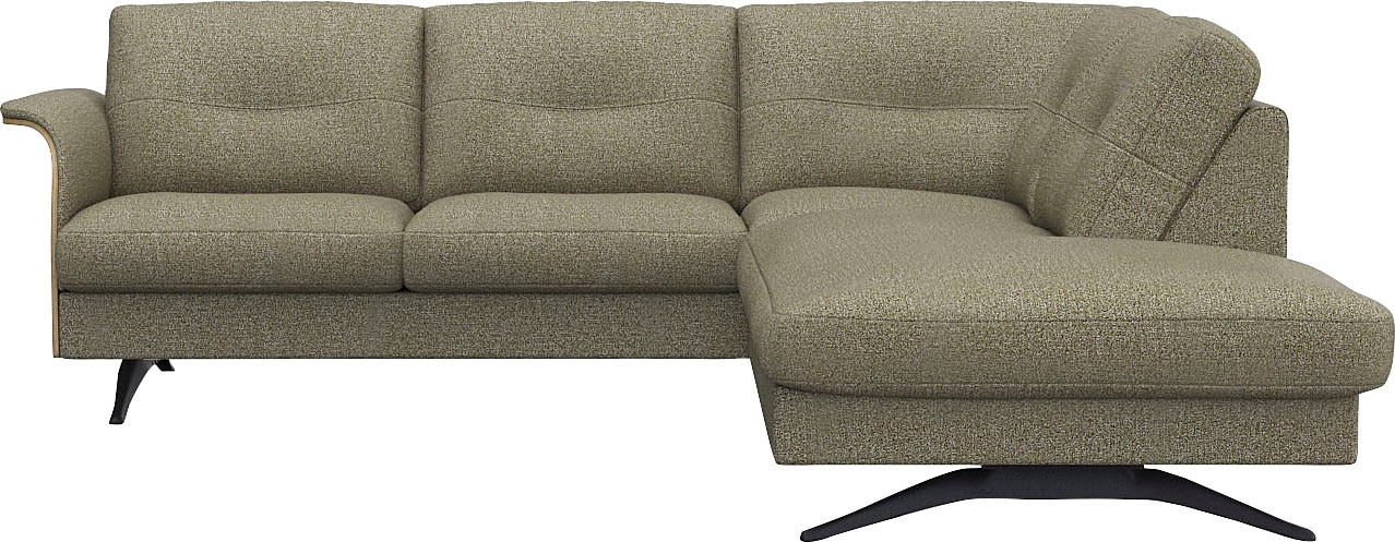 FLEXLUX Ecksofa »Glow, super bequem durch hochwertigem Sitzaufbau mit Feder günstig online kaufen