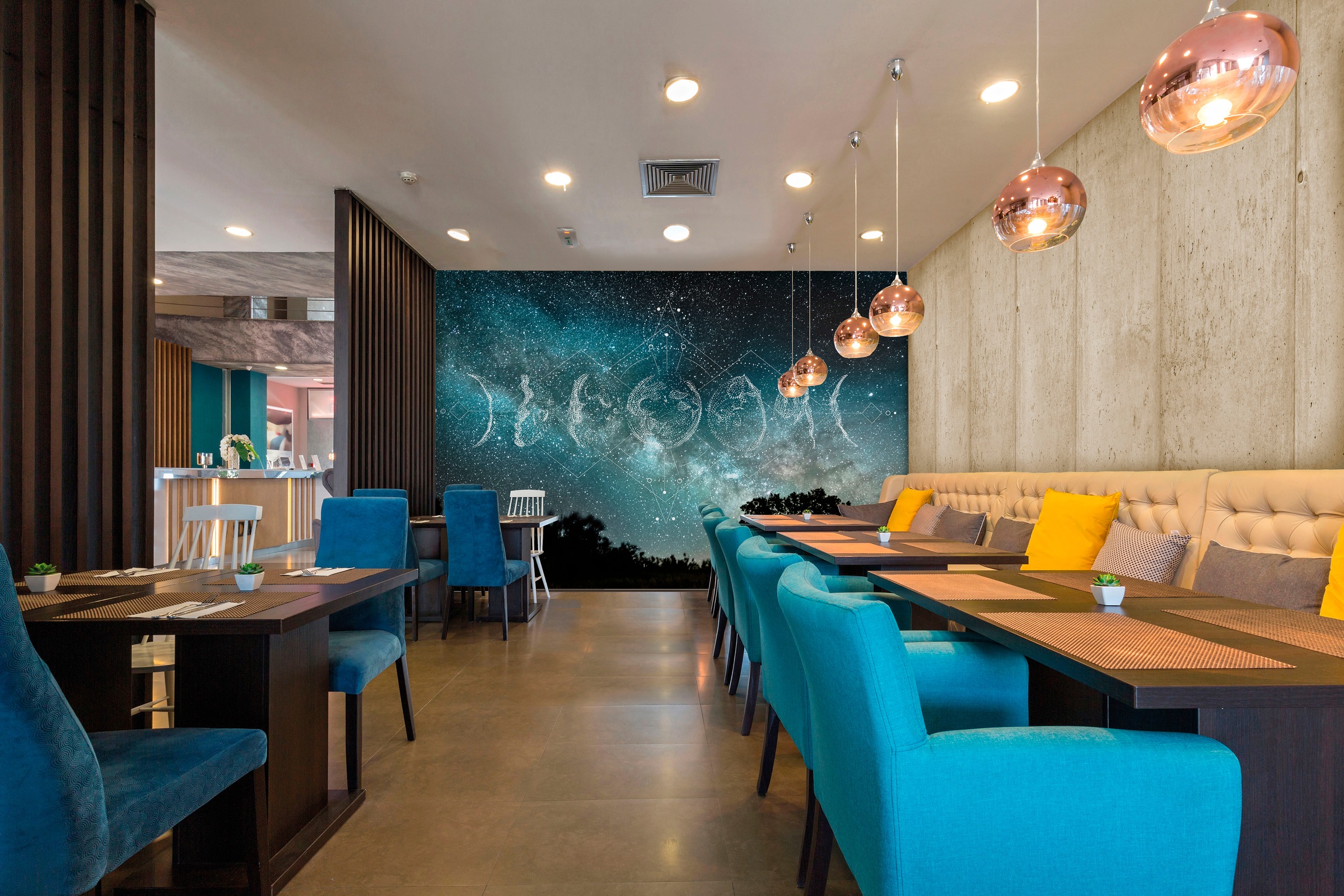 Architects Paper Fototapete »Atelier 47 Moon Phases 1« kontrastfarbene Deta günstig online kaufen