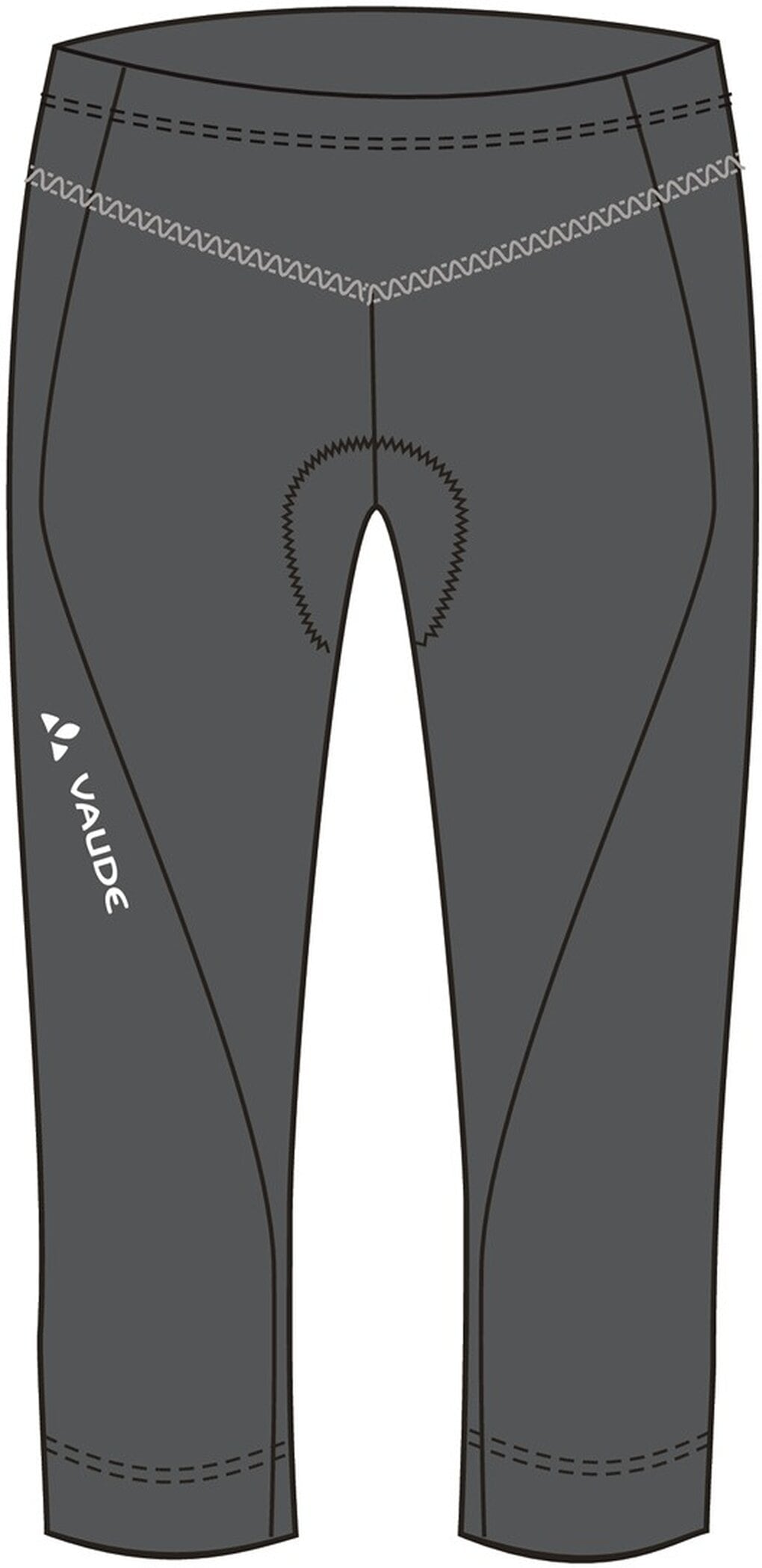 VAUDE Fahrradhose »ACTIVE 3/4 PANTS«, mit funktionellem Sitzpolster