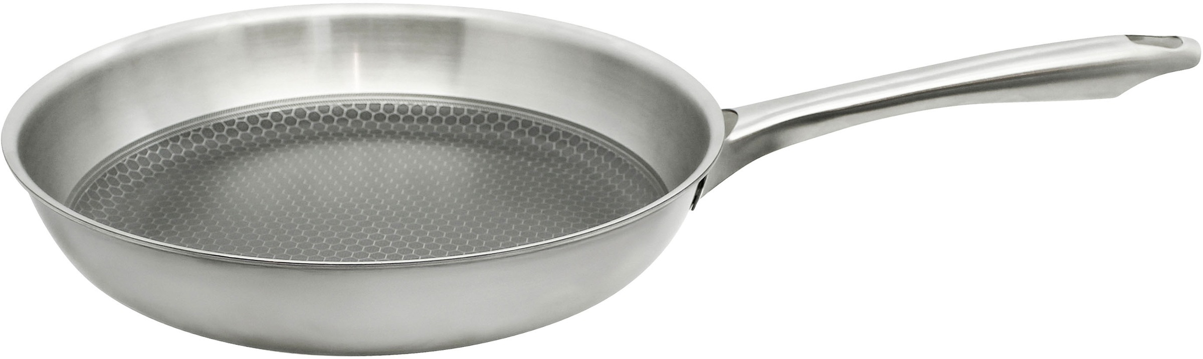 Elo Pfannen-Set »Bratpfanne Relief Passion, Set 2-teilig«, Edelstahl 18/10, (Set, 2 tlg.), Edelstahl Mehrschicht