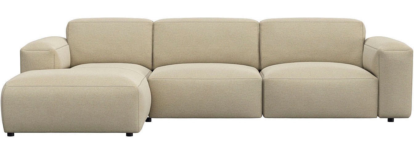 FLEXLUX Ecksofa "Lucera bequem und komfortabel durch hochwertigen Sitzaufba günstig online kaufen