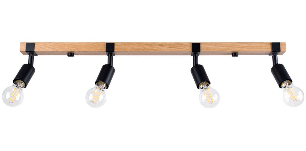SOLLUX lighting Deckenleuchte »ZUCA«, 4 flammig, Leuchtmittel E27   ohne Le günstig online kaufen