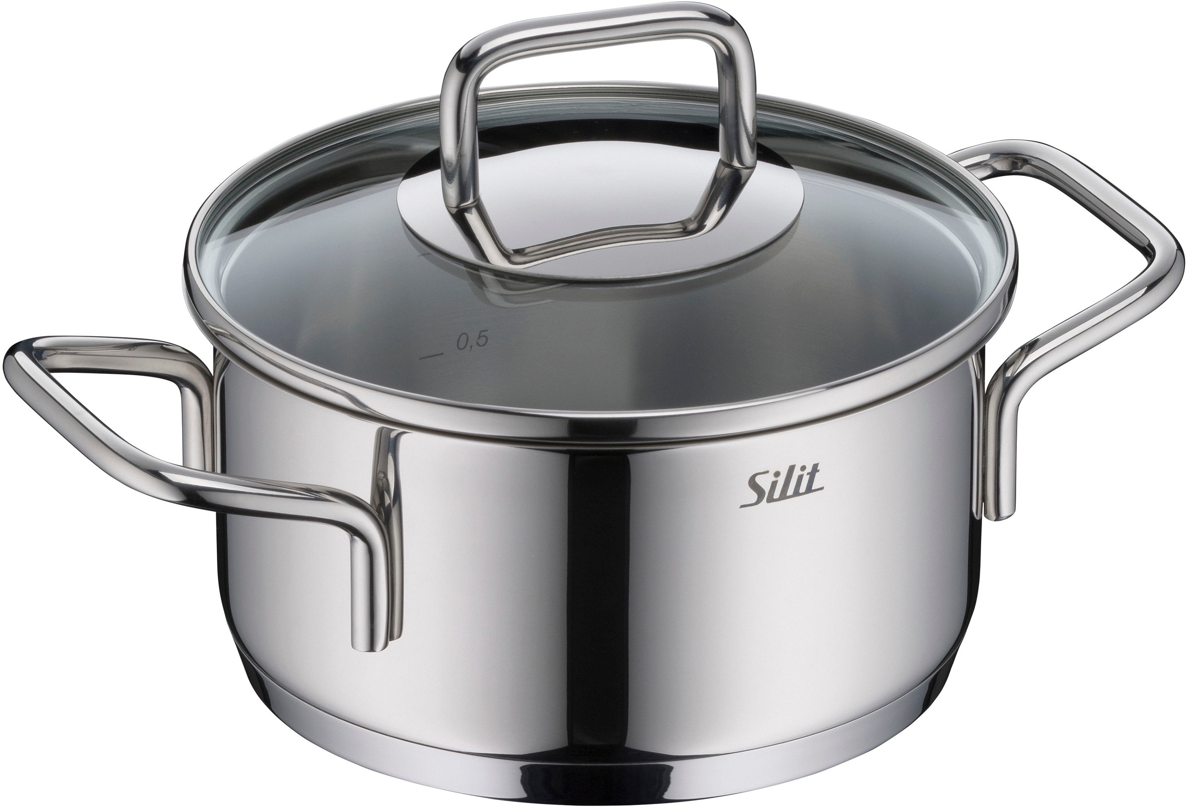 Silit Bratentopf »Extra Cook, mit Glasdeckel«, Edelstahl 18/10, (2 tlg.), S günstig online kaufen