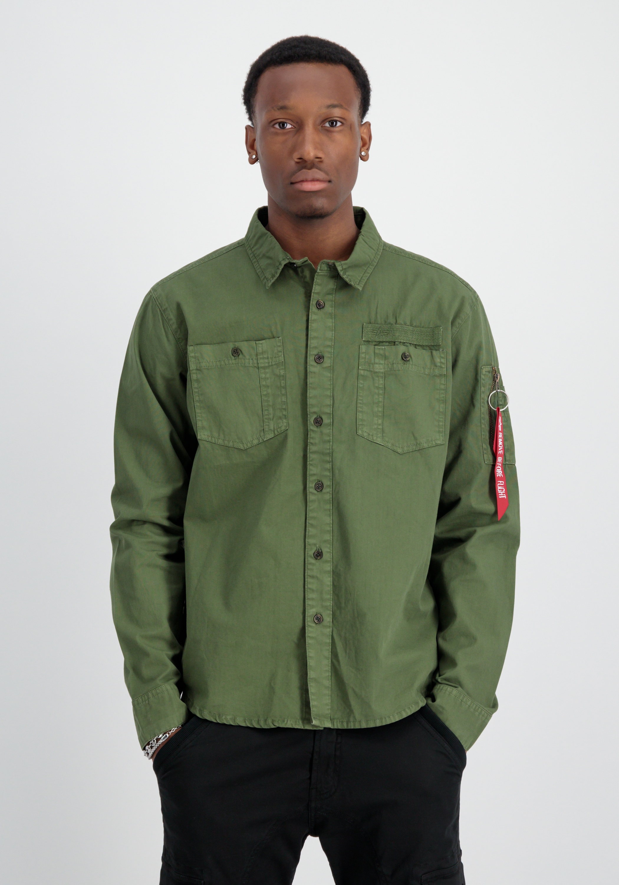 Alpha Industries Oversize-Shirt »Alpha Industries Men - Shirts Air Force EMB Shirt«
