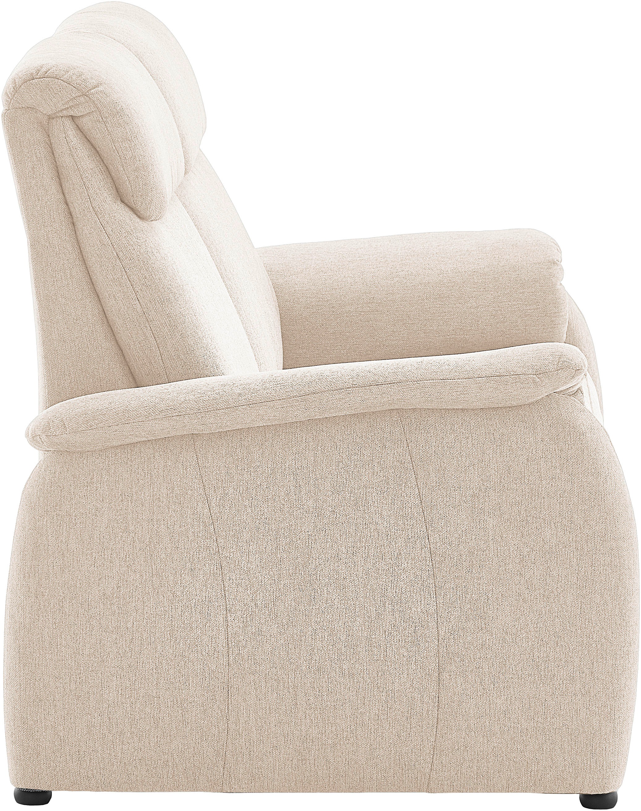 Home affaire Polstergarnitur »Turin, 2,5- & 3-Sitzer mit elektrischer Relaxfunktion« Set, 3-Sitzer mit Tischelement inkl. USB-Ladestation & Steckdose, 4 tlg. tlg. inkl. Tisch, USB & Steckdose, Federkern & pflegeleichtem Bezug