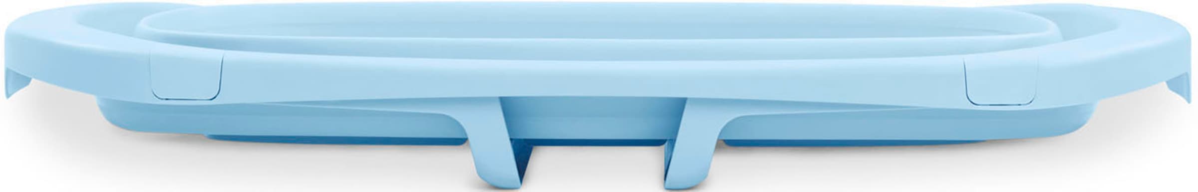 Hauck Babybadewanne »Wash N Fold M, Light Blue«, Faltbadewanne mit Wassertemperaturmessung am Ablaufstopfen