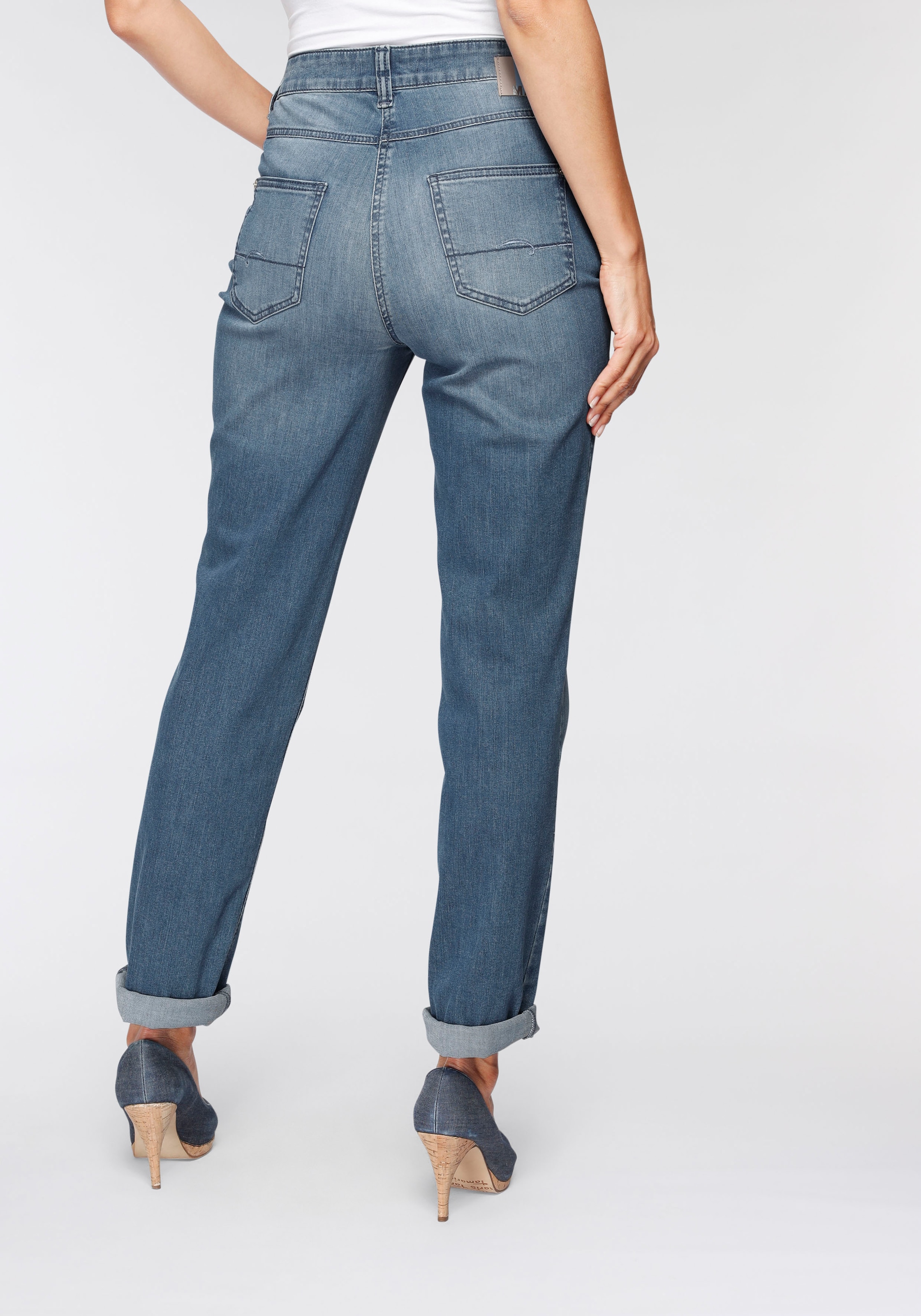 MAC Stretch-Jeans »Melanie«, Gerade geschnitten
