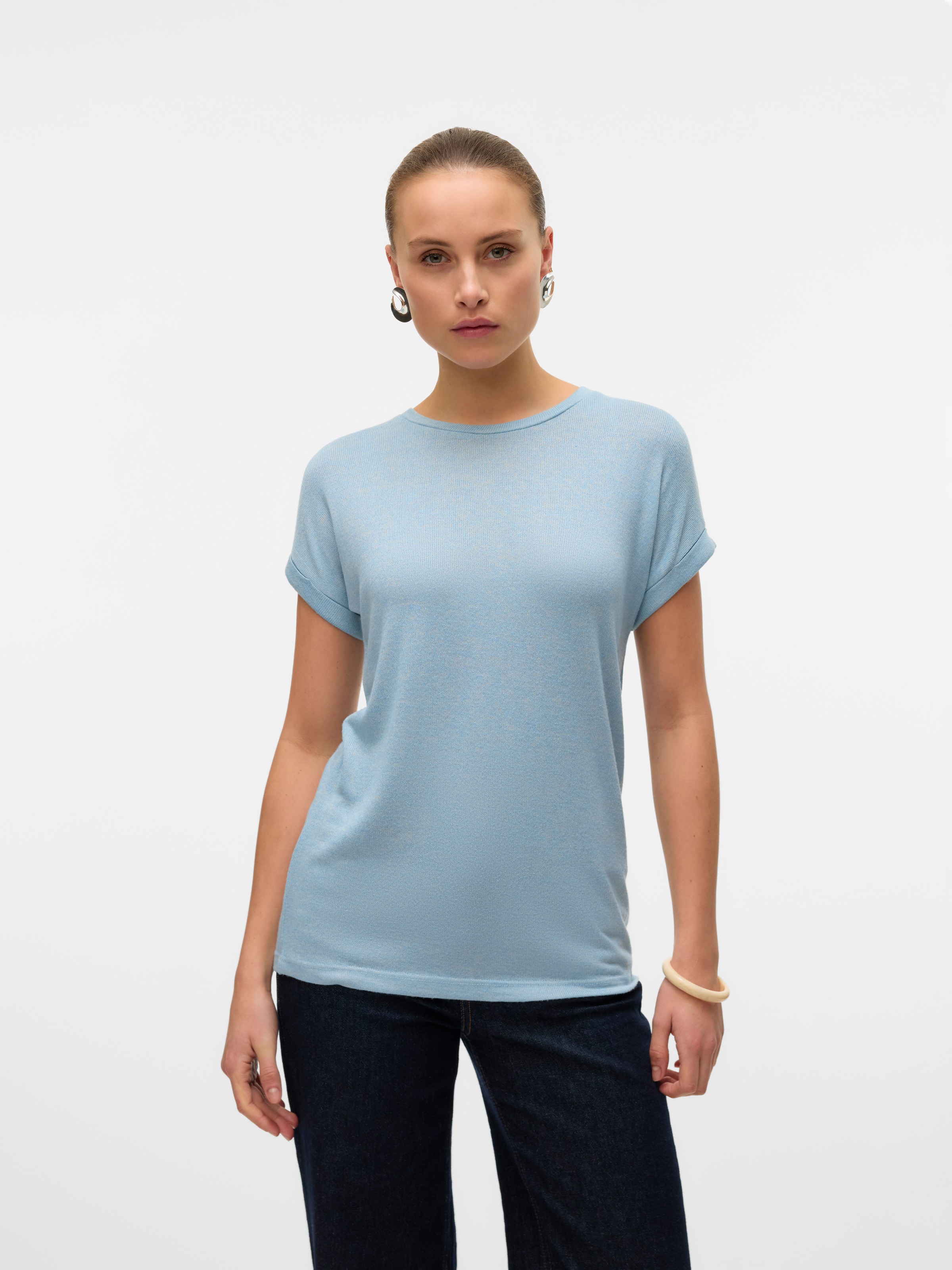 Vero Moda Kurzarmpullover »VMBRIANNA SS O-NECK PULLOVER BOO REP«