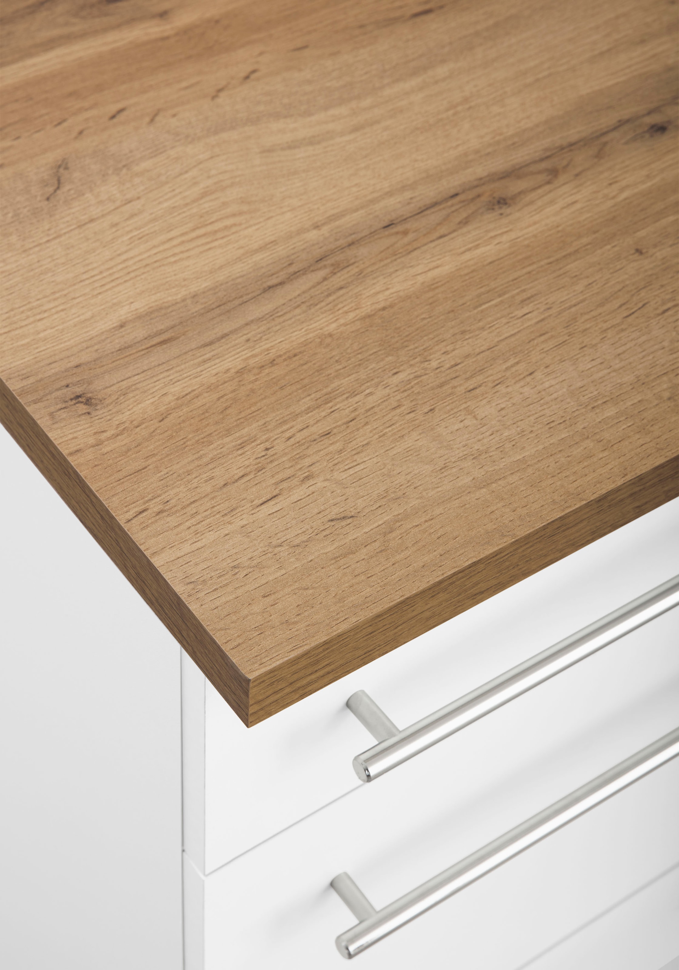 KOCHSTATION Küchenzeile »KS-Samos« Breite 300 cm, wahlweise mit E-Geräten und Induktionkochfeld