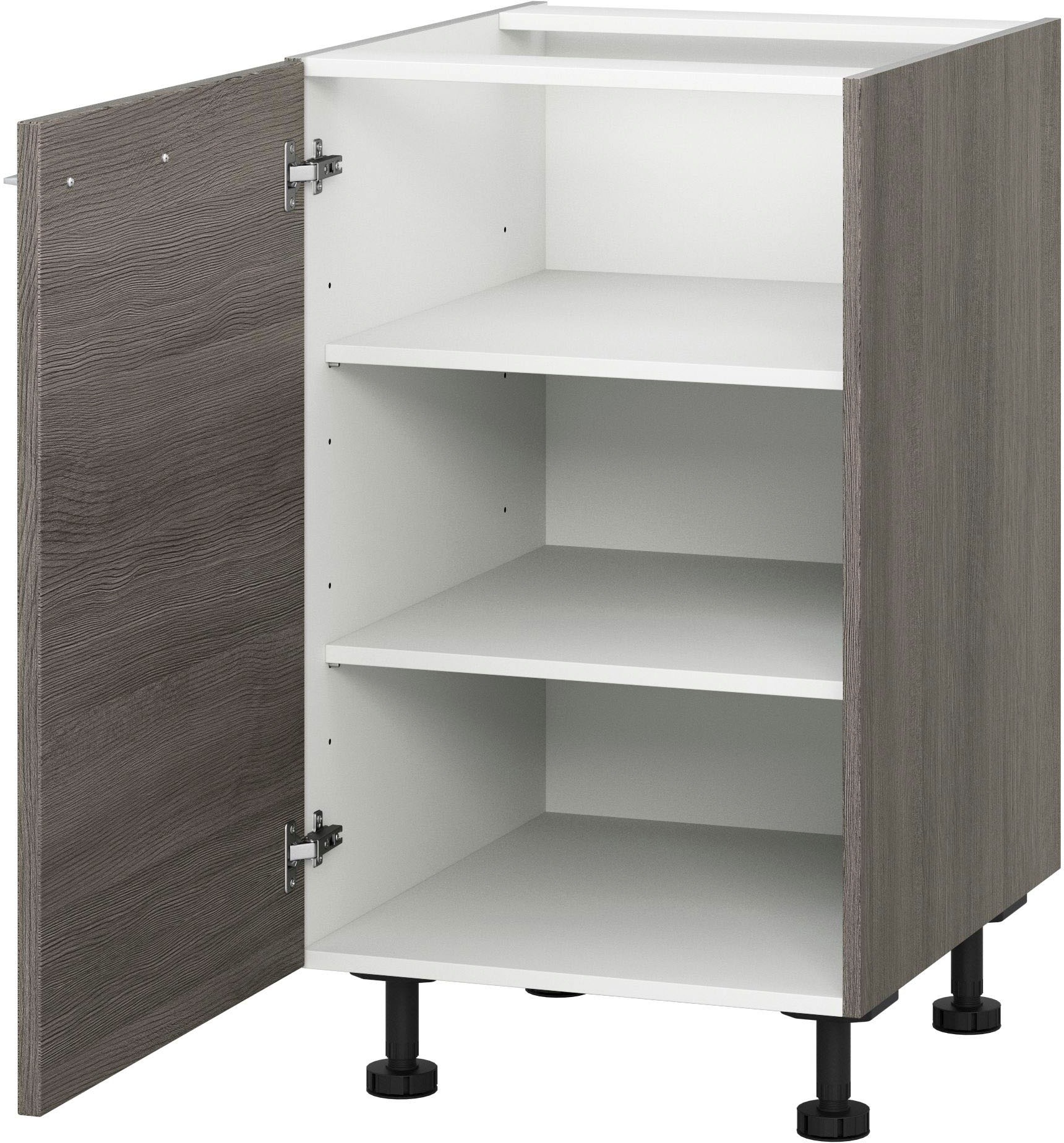 KOCHSTATION Unterschrank "KS-Trea U60" zwei Einlegeböden, Breite 60 cm, Höh günstig online kaufen