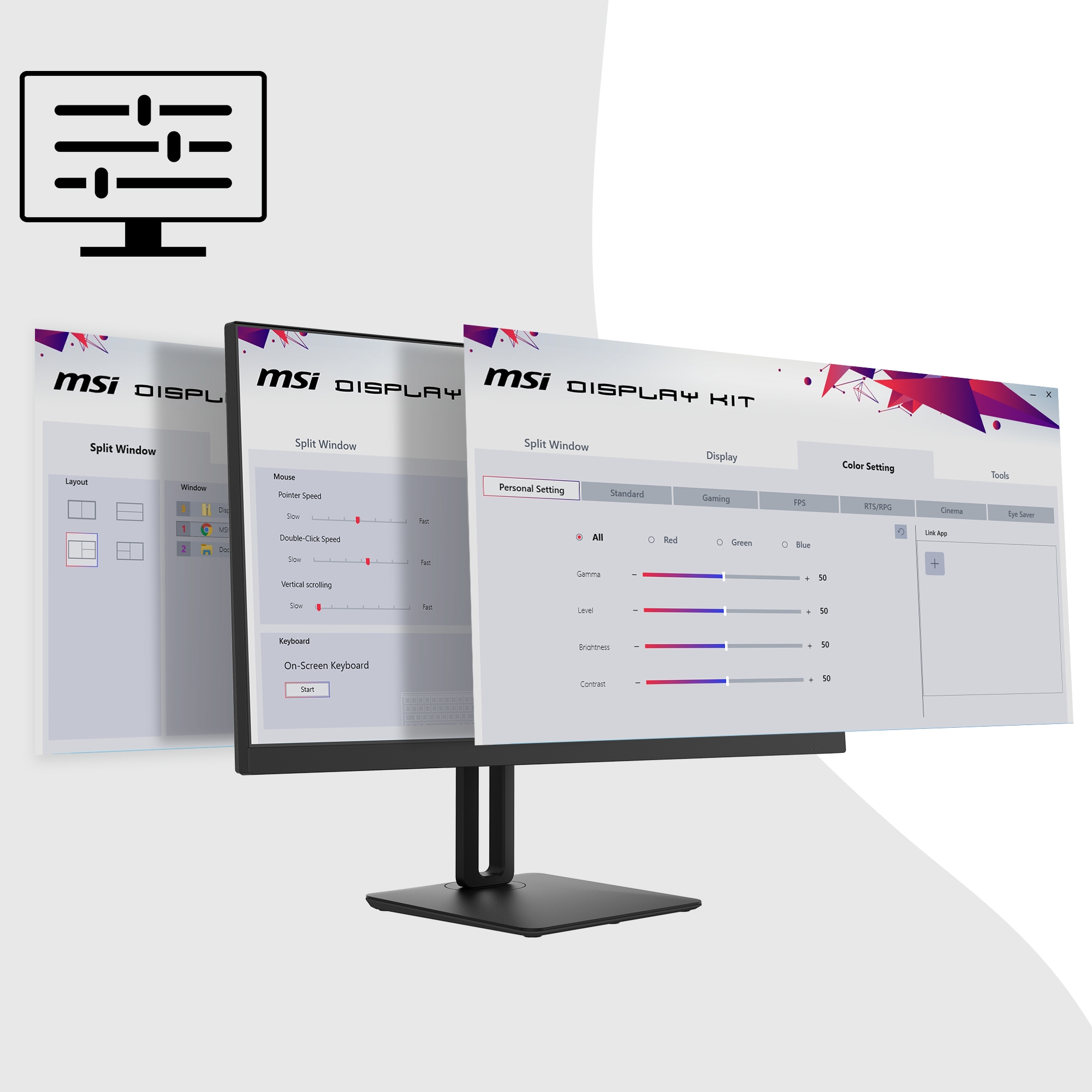 MSI LED-Monitor »PRO MP271AP«, 68,6 cm/27 Zoll, 1920 x 1080 px, Full HD, 1 ms Reaktionszeit, 100 Hz, höhenverstellbar, 3 Jahre Herstellergarantie