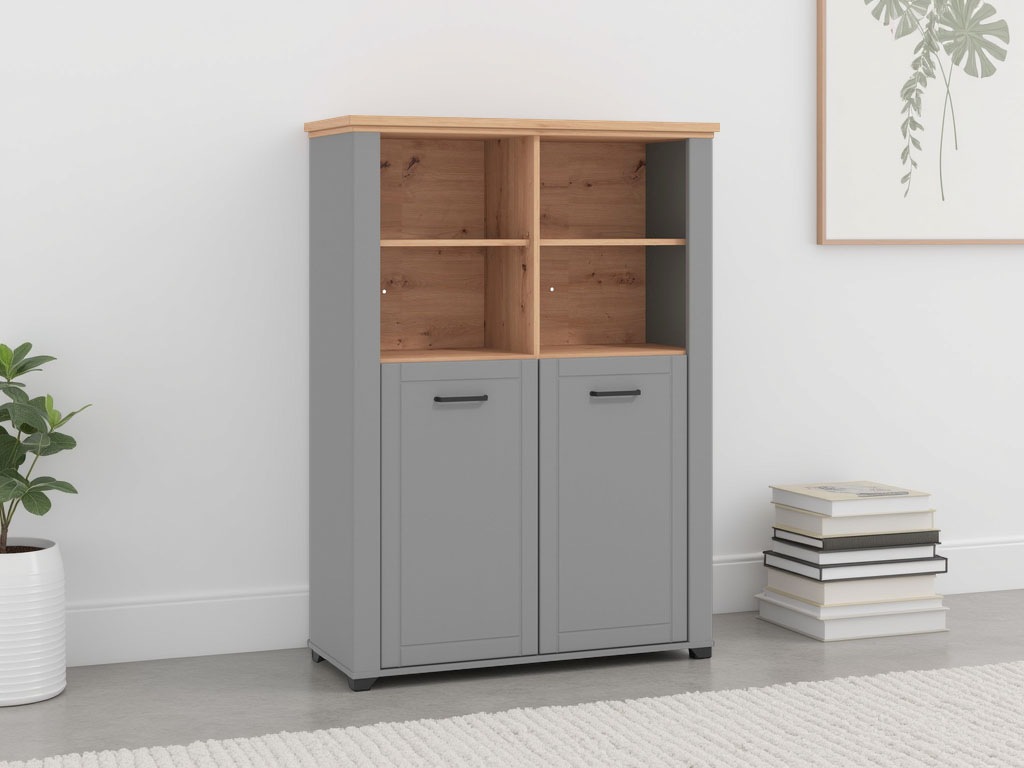 Home affaire Vitrine »Valencia« Breite 103,5 cm, mit 4 offenen Fächern günstig online kaufen