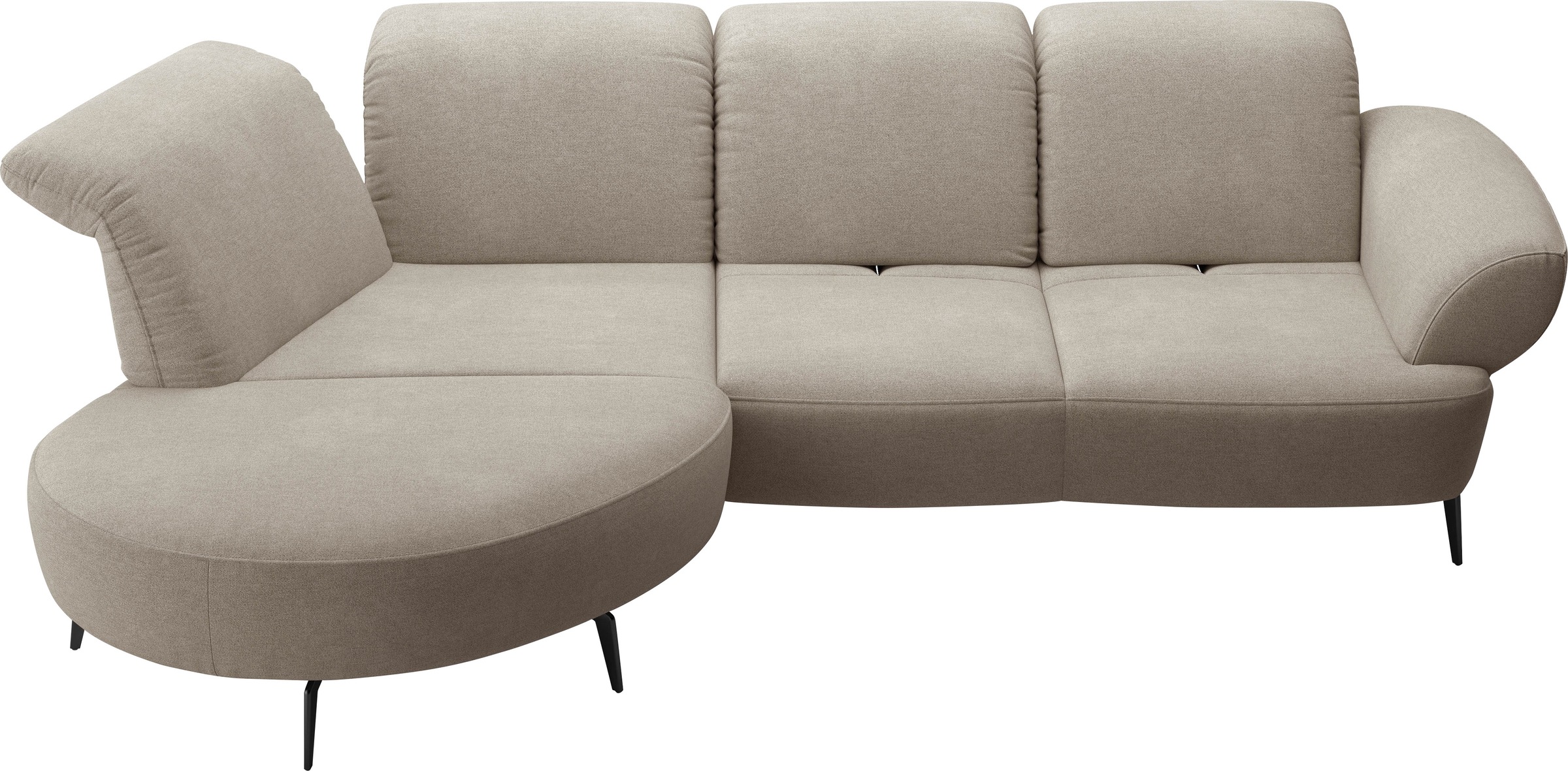 sit&more Ecksofa »Dance«, inkl.System Click&Seat und Sitztiefenverstellung