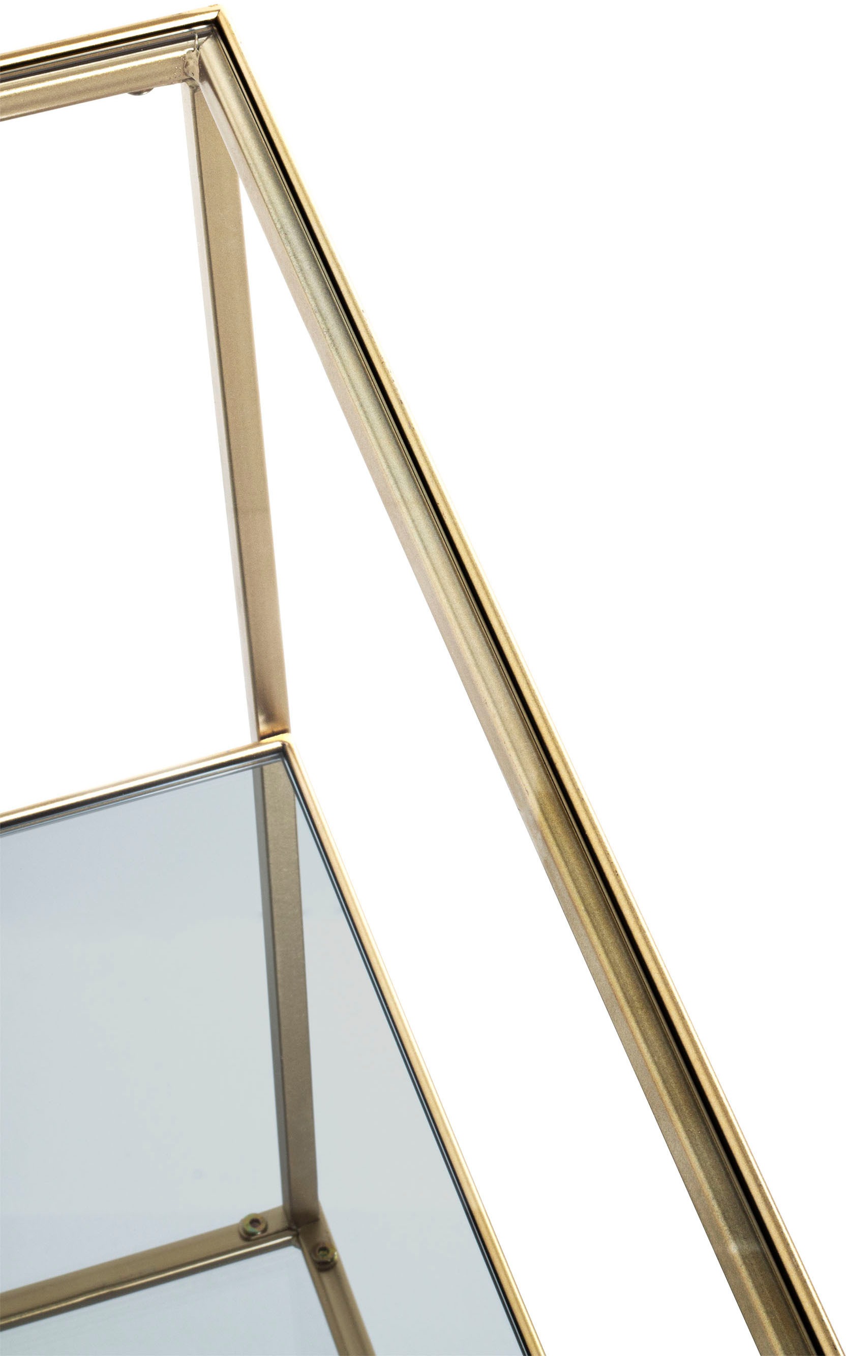 HAKU Beistelltisch »Sofatisch, Wohnzimmertisch« 1 Stk. tlg. quadratisch - aus Metall Gold B/T/H 60/60/45 cm