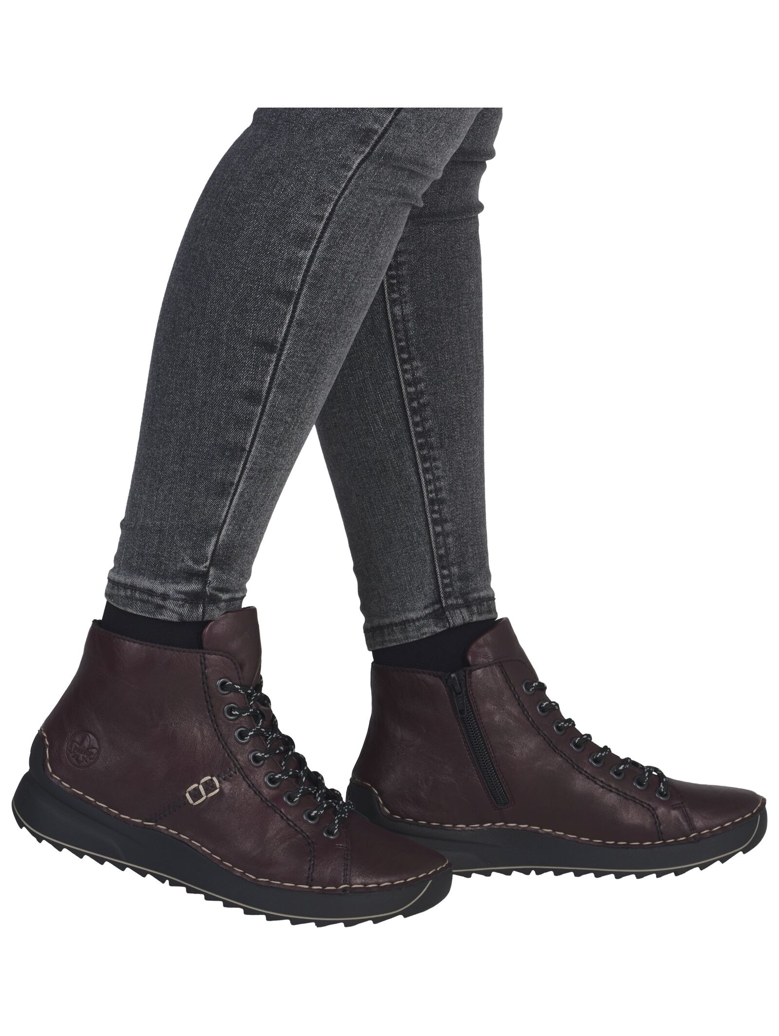 Rieker Schnürstiefelette »Rieker Stiefelette Lederimitat«