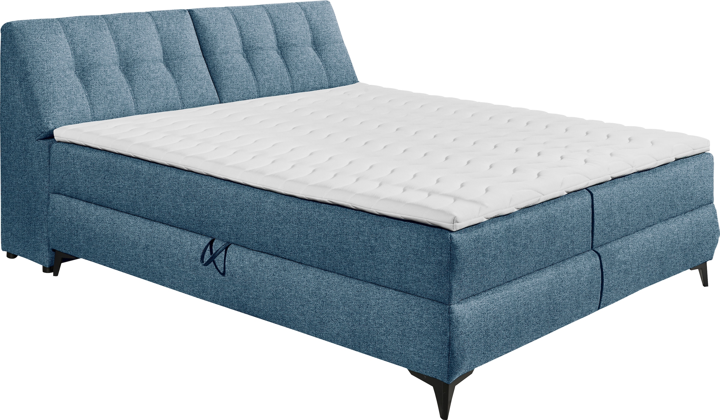 ED EXCITING DESIGN Boxbett »Atlantis« mit Bettkasten und Stauraum im Kopfteil