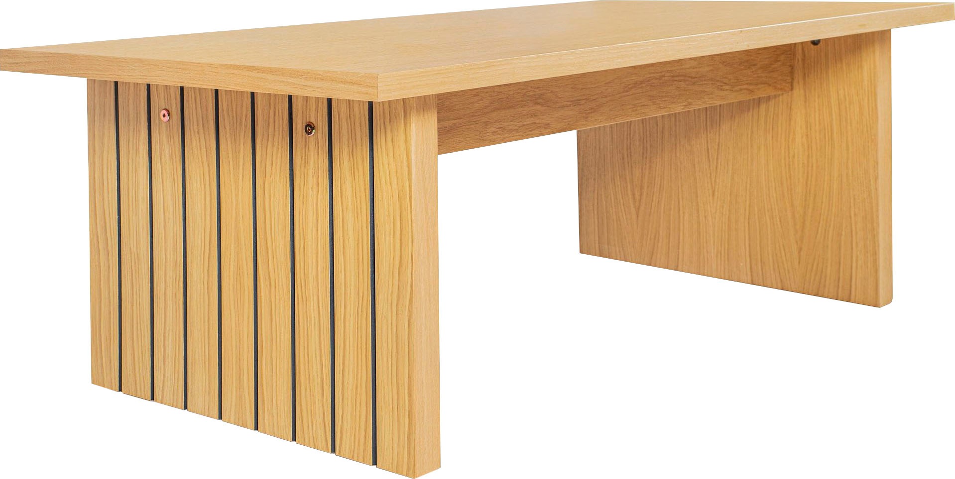 Woodman Couchtisch »Stripe«, Holzfurnier aus Eiche günstig online kaufen