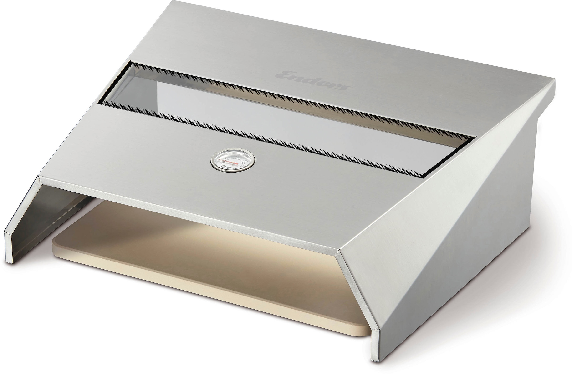 Enders® Pizzaofen-Grillaufsatz »Turbo«, Edelstahl, für 3-/4-Brenner mit Backburner