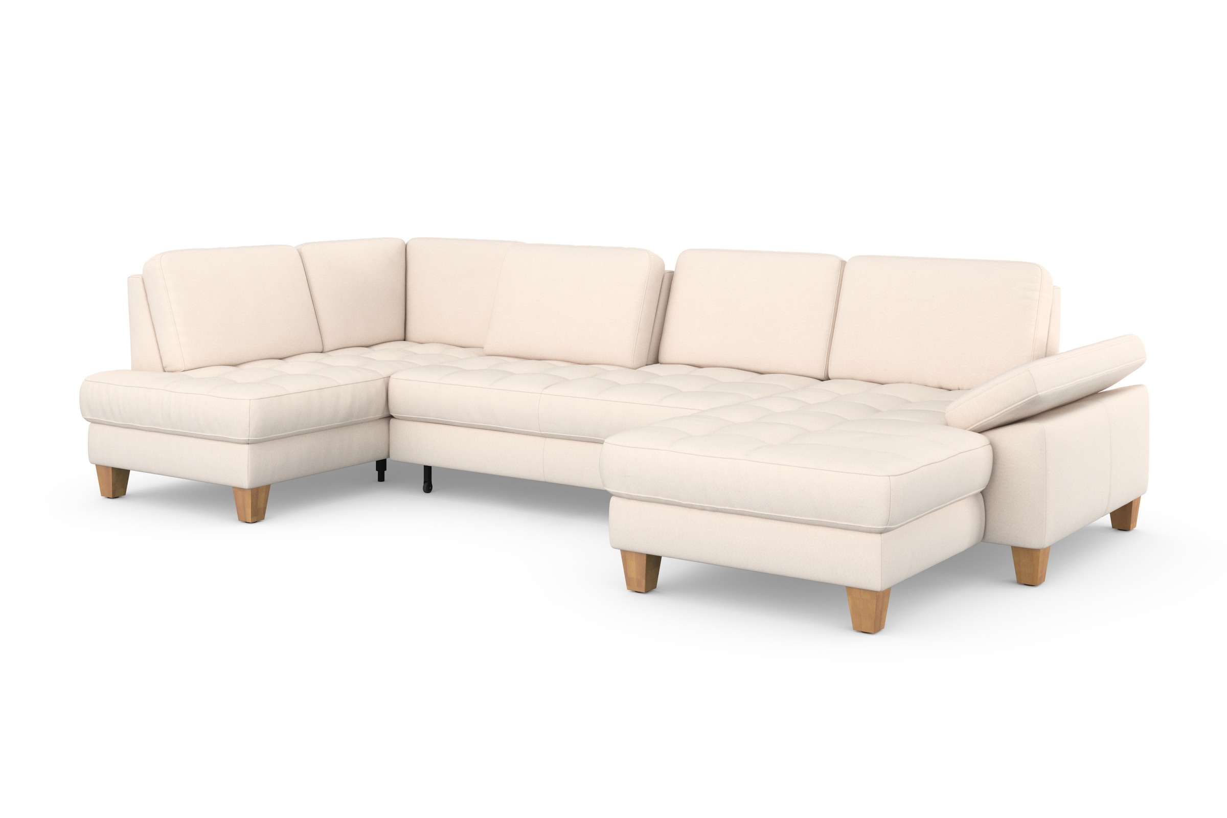 sit&more Wohnlandschaft »Westham U-Form«, wahlweise mit Bettfunktion, Bettkasten, Sitztiefenverstellung