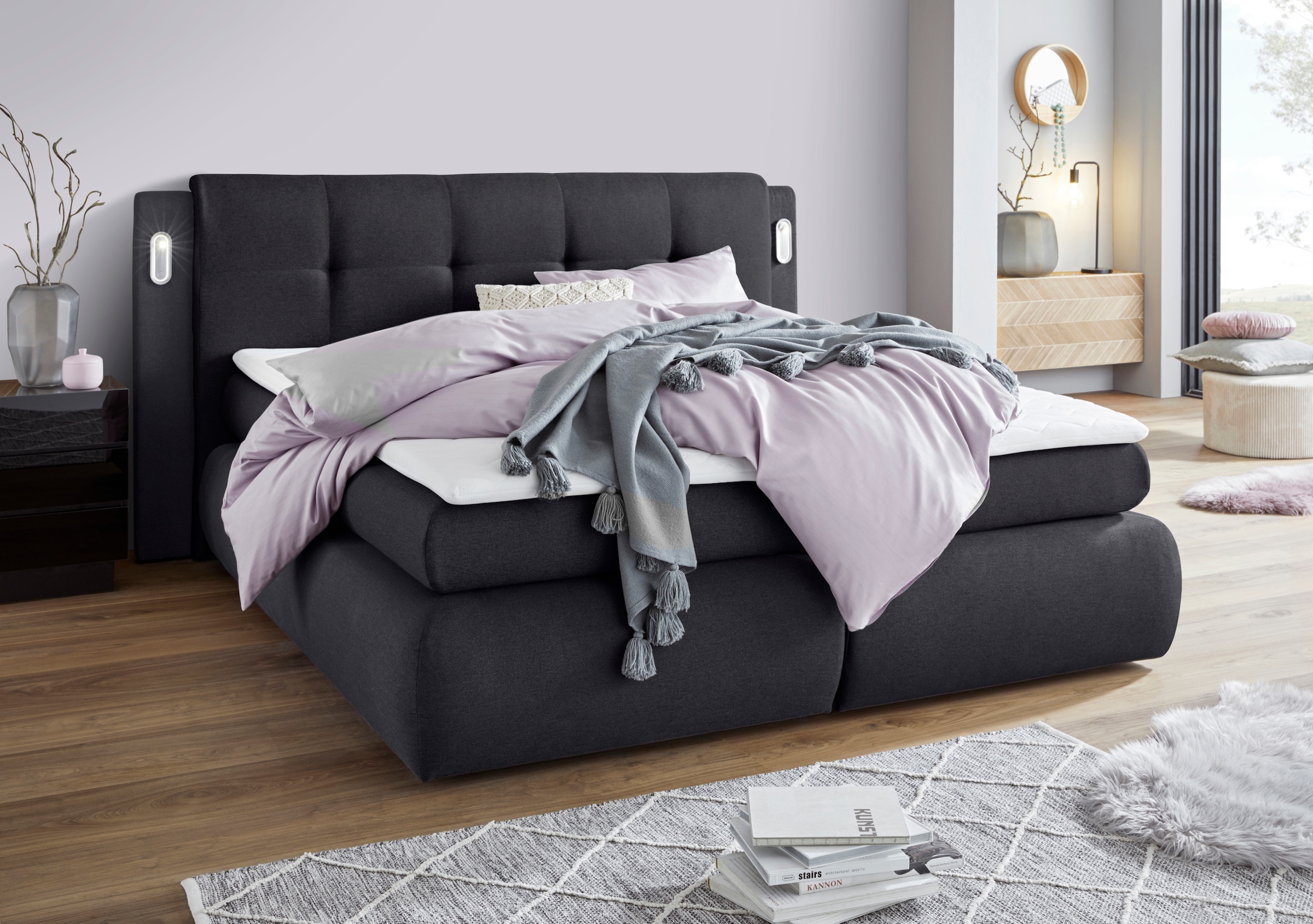 Bild von COLLECTION AB Boxspringbett »Borna«