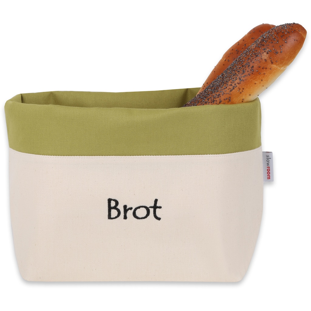 slowroom Brottasche »3 in 1 Brottasche Olive«, (1 tlg.)