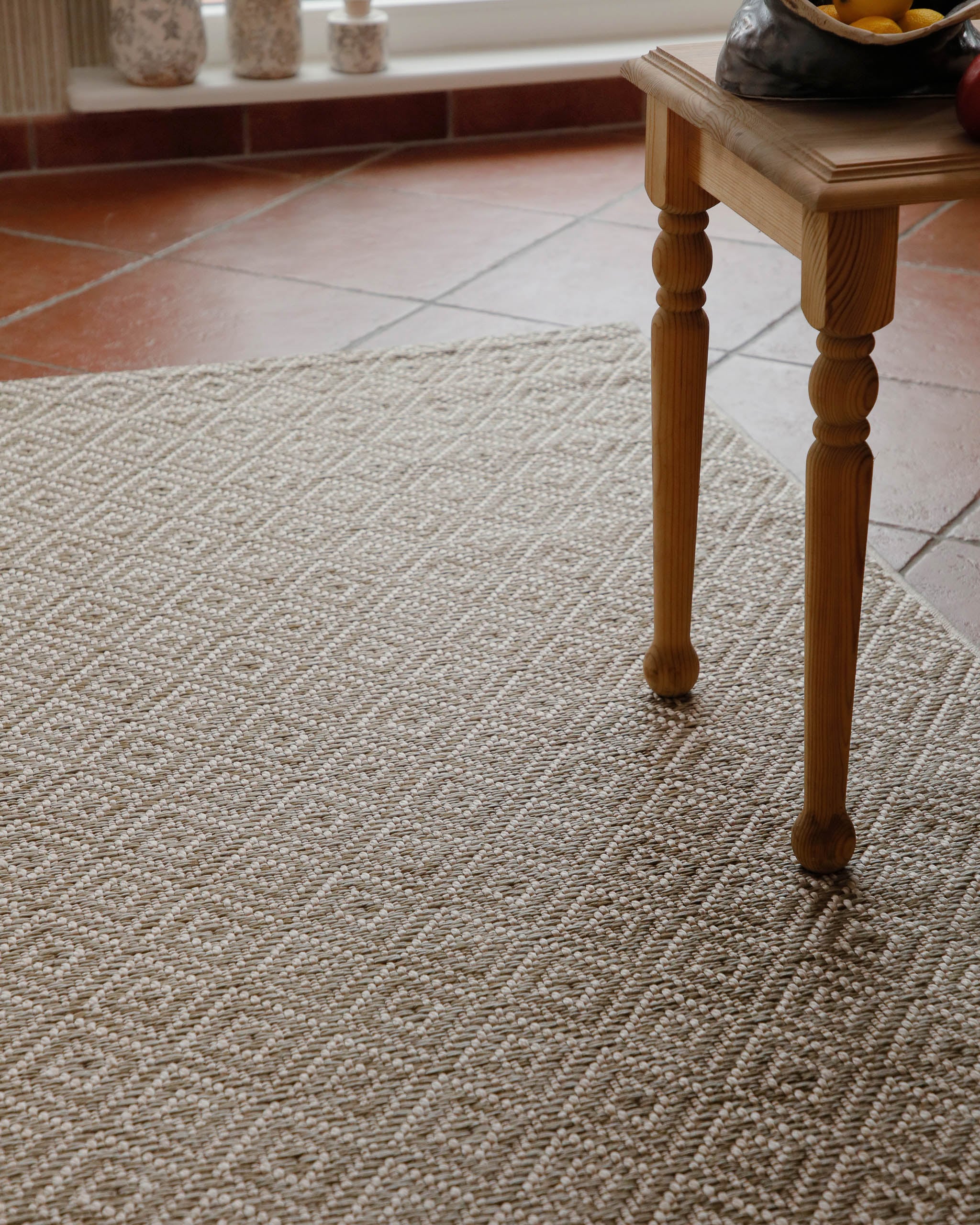 Wecon home Teppich »Buhai« rechteckig 3 mm Höhe ultraflacher Schmutzfangläufer, rutschfest, waschbar, wetterfest