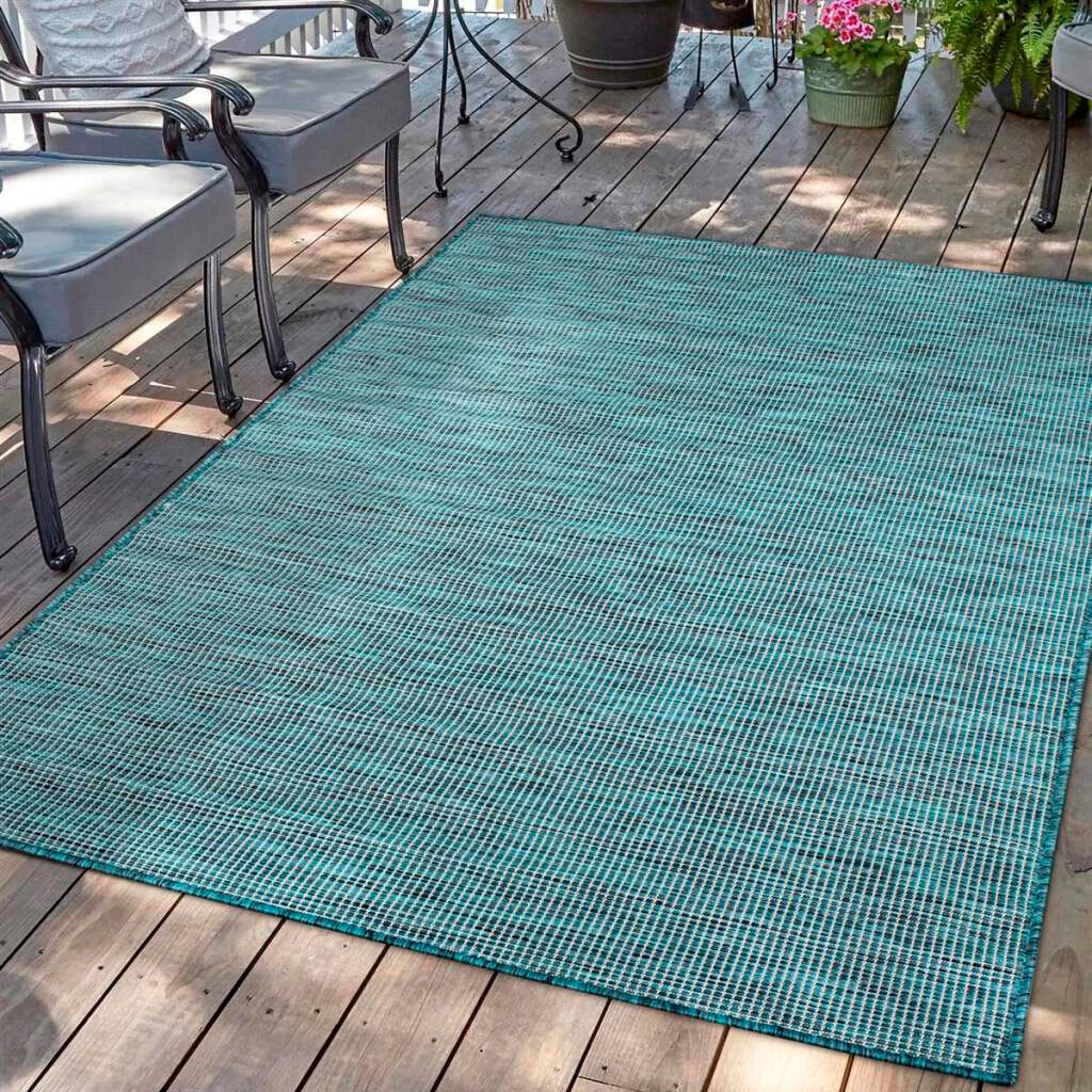 Carpet City Outdoorteppich »PALM 2778«, rechteckig, 5 mm Höhe, Läufer, Wett günstig online kaufen