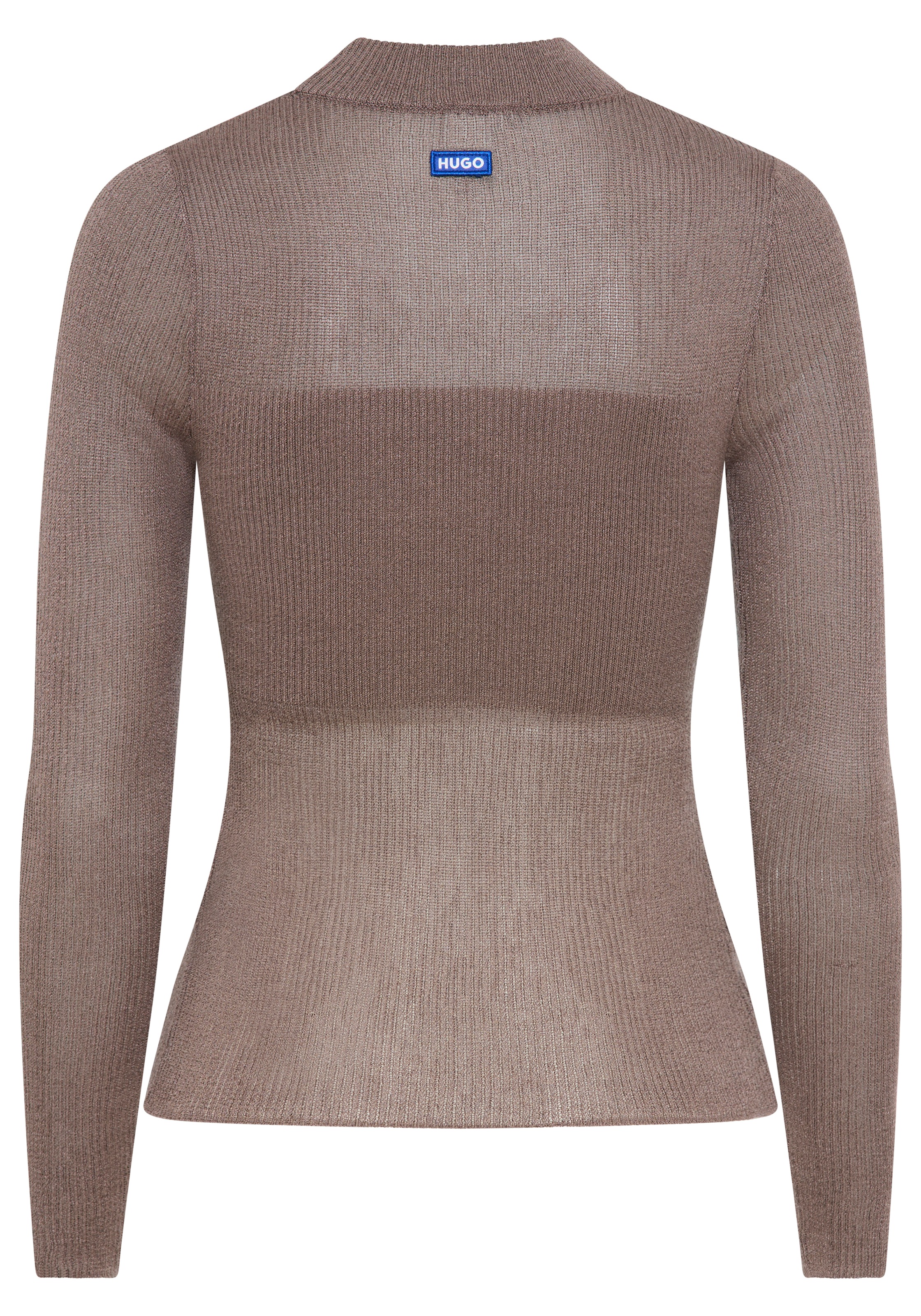 HUGO Blue Stehkragenpullover »Slumy«, mit Bandeau-Effekt, Slim Fit