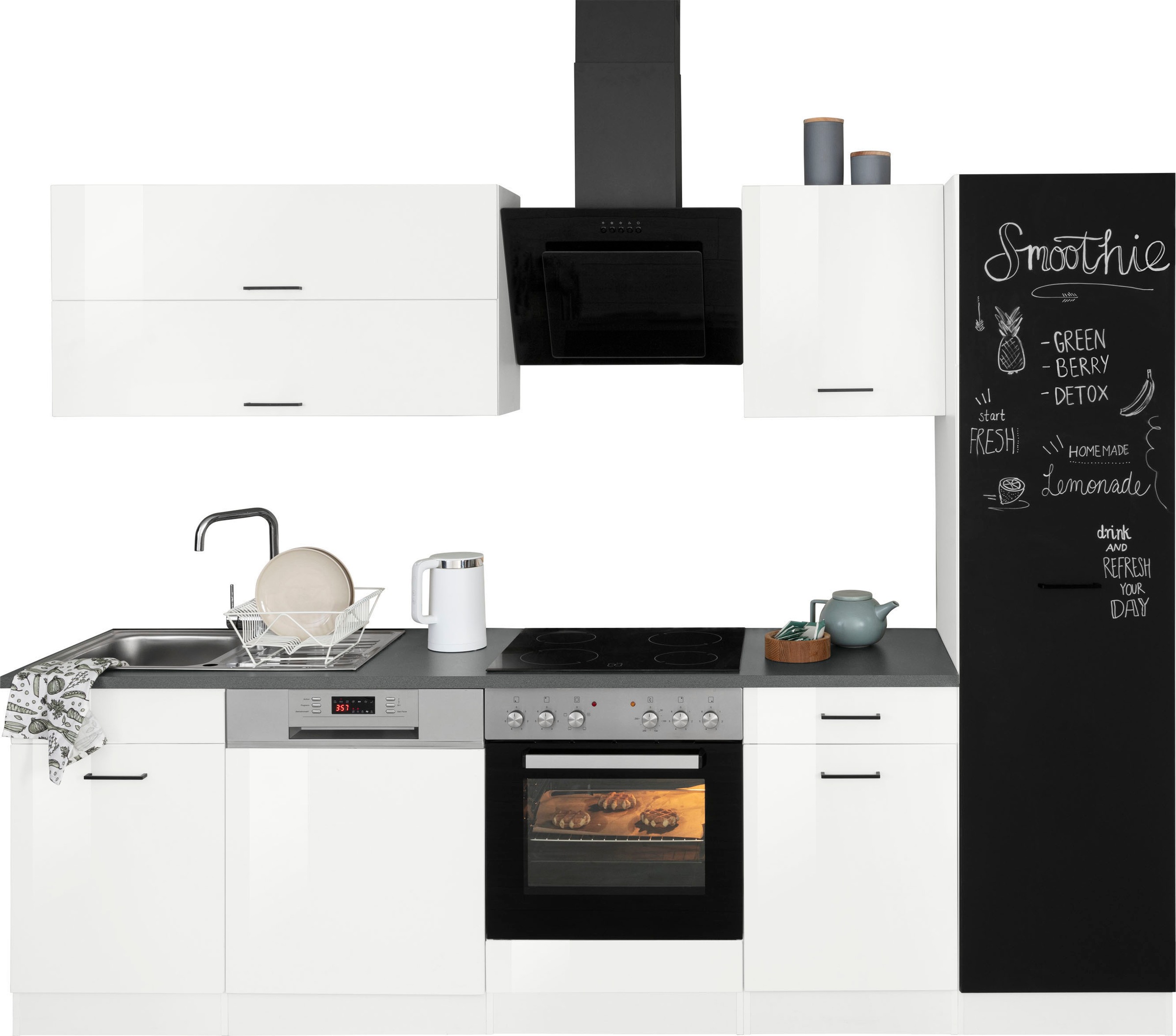 KOCHSTATION Küchenzeile »KS-Trier«, mit E-Geräten, Breite 270 cm günstig online kaufen