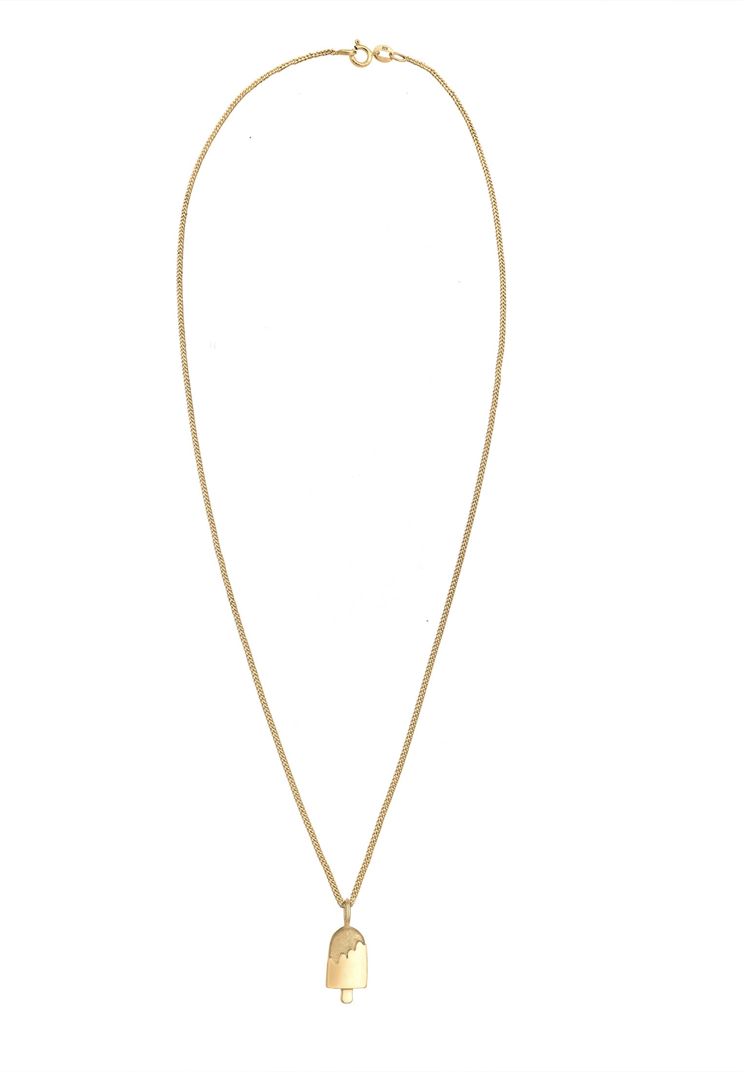 Elli Kette mit Anhänger »Anhänger Candies Eis 925 Sterling Silver Gold-plated«