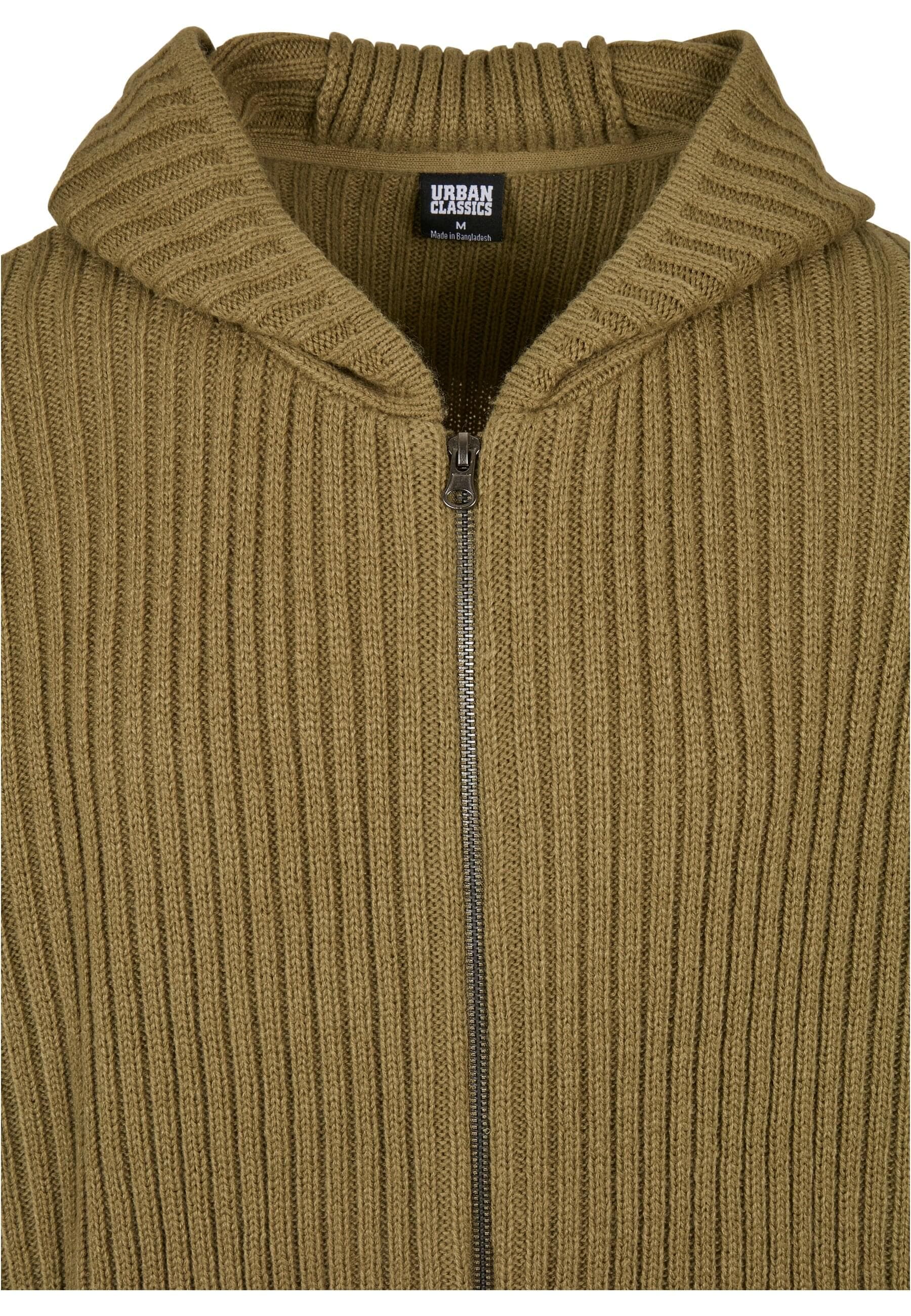 URBAN CLASSICS Kapuzensweatshirt »Urban Classics Herren Knitted Zip Hoody«, 1 Stk.
