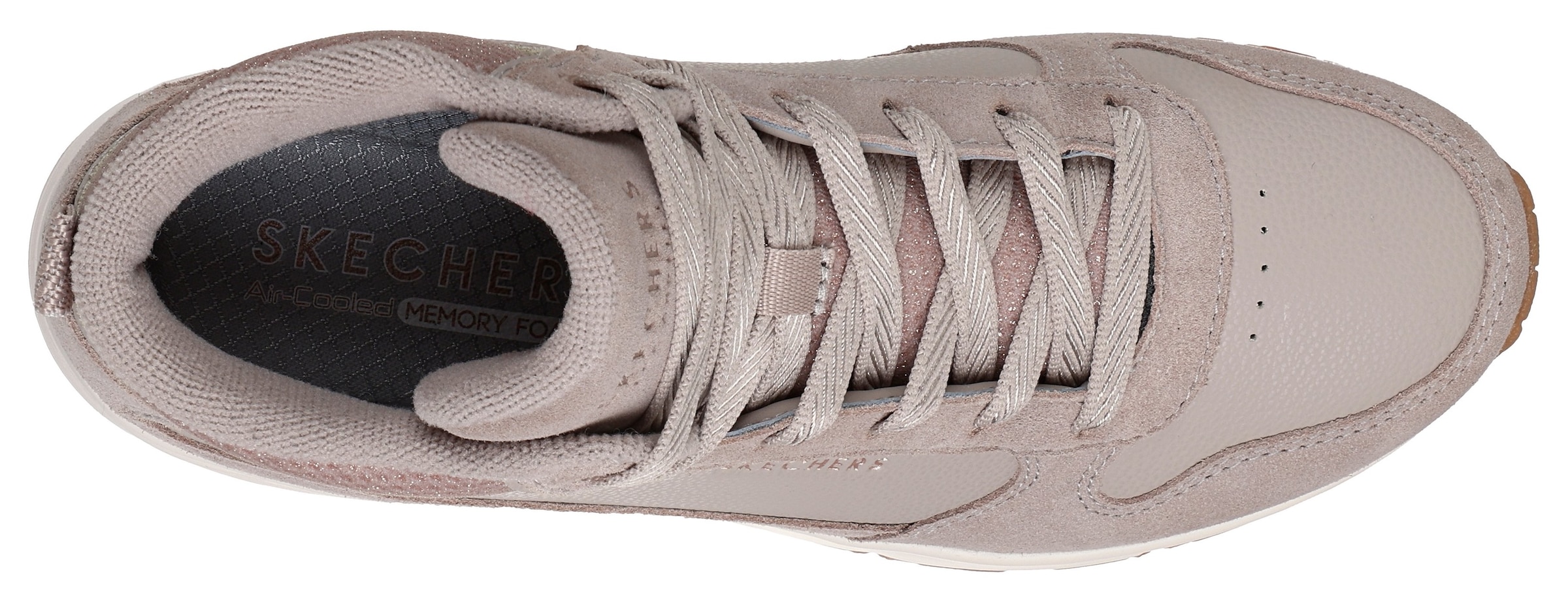 Skechers Keilsneaker »UNO-STACRE SHINE«, High Top Sneaker, Schnürboots mit Luftkammern Sohle