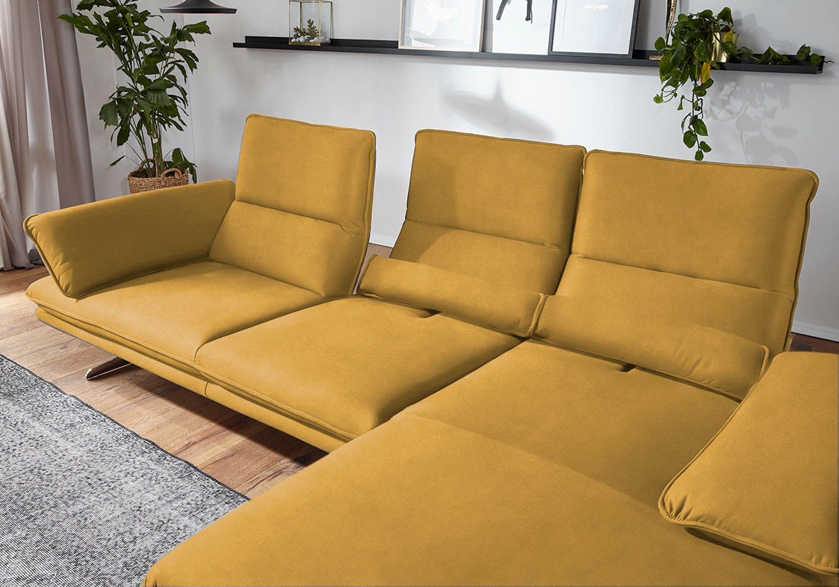 W.SCHILLIG Ecksofa »broadway, Designsofa mit tollem Sitzkomfort, L-Form«, S günstig online kaufen