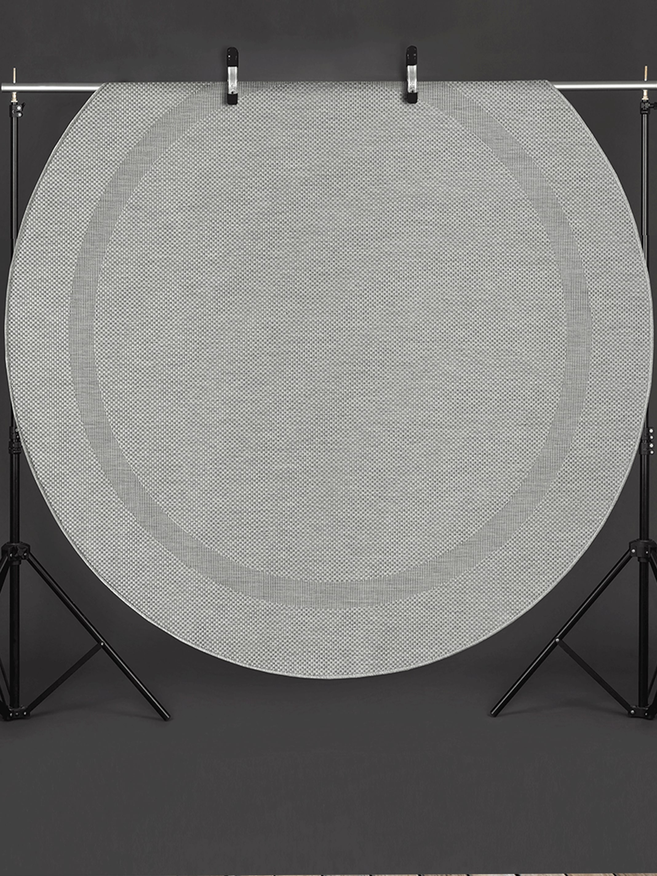 the carpet Teppich »Mistra round«, rund, 1 mm Höhe, moderner robuster In und Outdoor Teppich