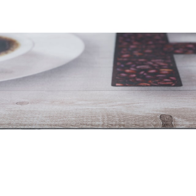 Andiamo Küchenläufer »Coffee«, rechteckig, aus Vinyl, abwischbar,  rutschhemmend, mit Schriftzug, Größe 50x150 cm bequem und schnell bestellen