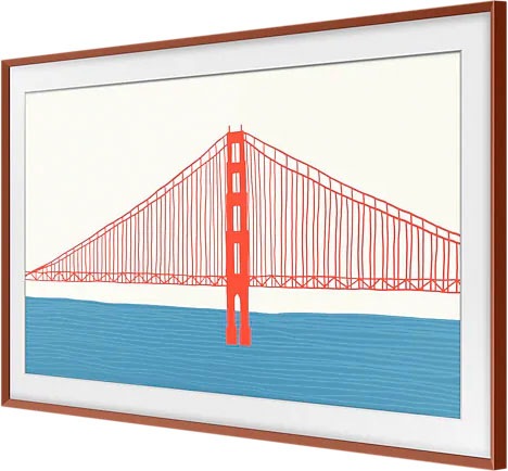 Samsung Rahmen »55" Frame Rahmen Abgeschrägt Terracotta (2021)«